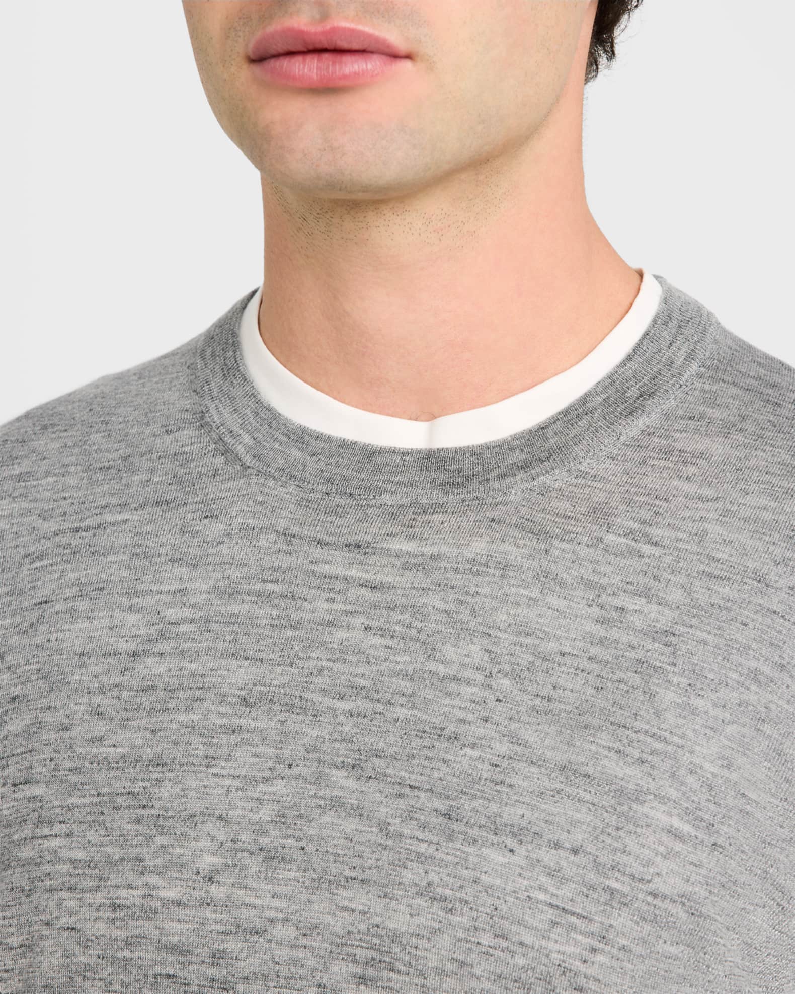 【送料&関税込】Brunello Cucinelli Crewneck BRUNELLO CUCINELLI Crew Neck T-shirt | Sam Malouf Authentic