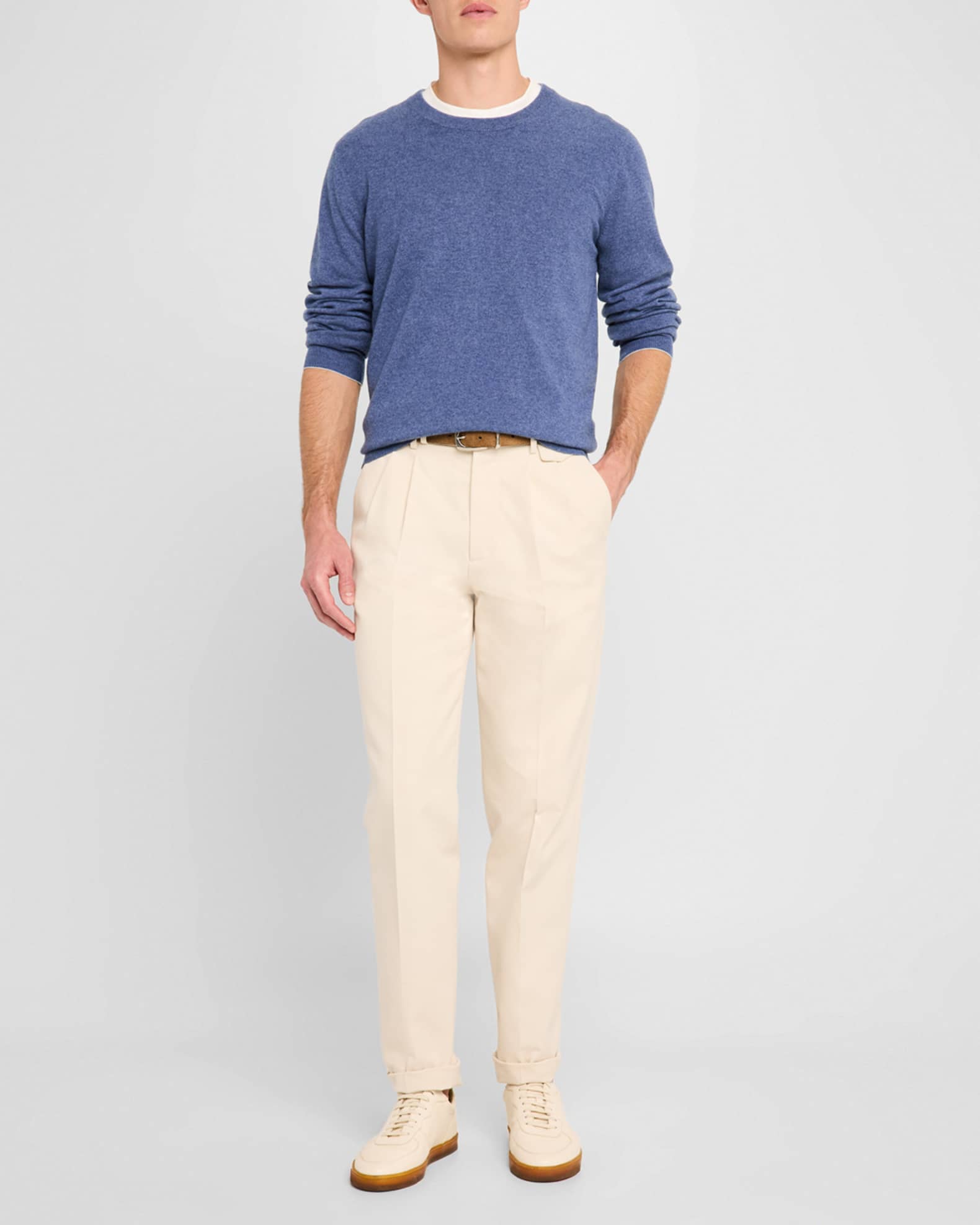 Men's Cashmere Crewneck Sweater 1