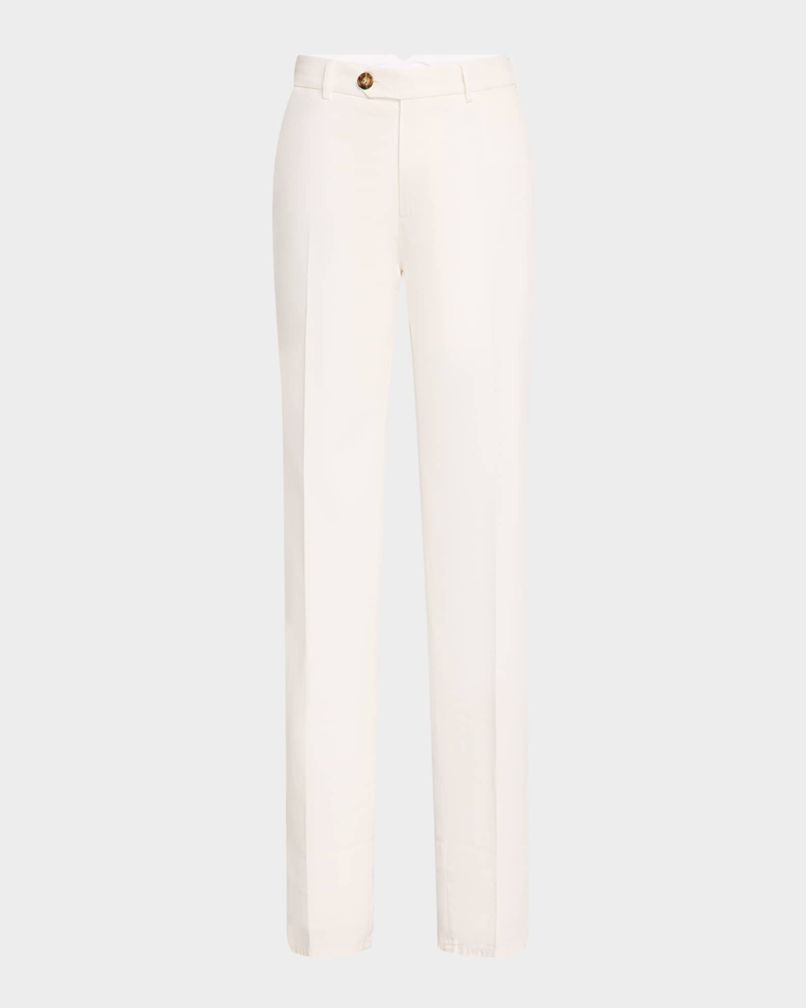 Men's Slim Flat-Front Pants 0