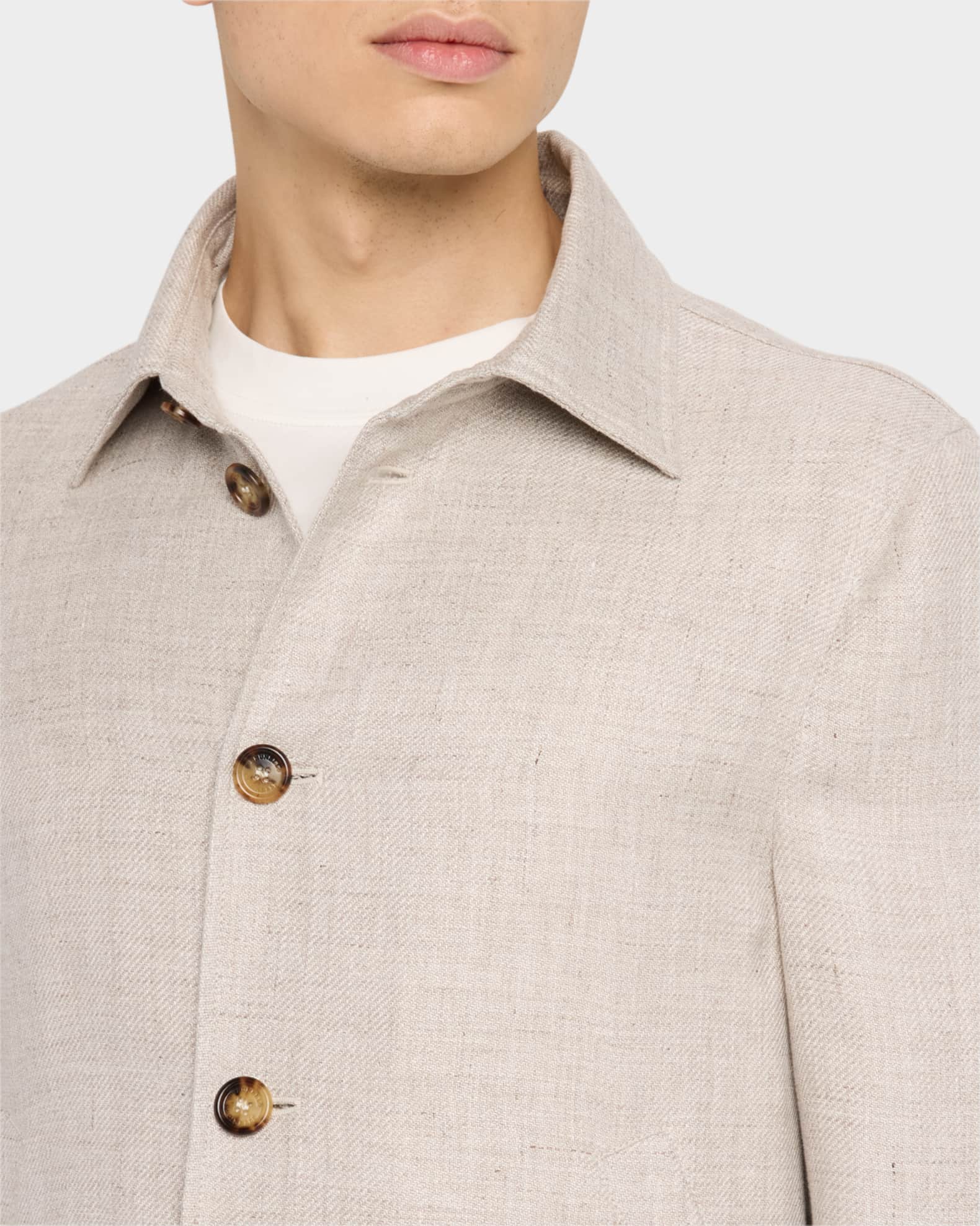 Brunello Cucinelli Men's Button-Front Blouson Jacket