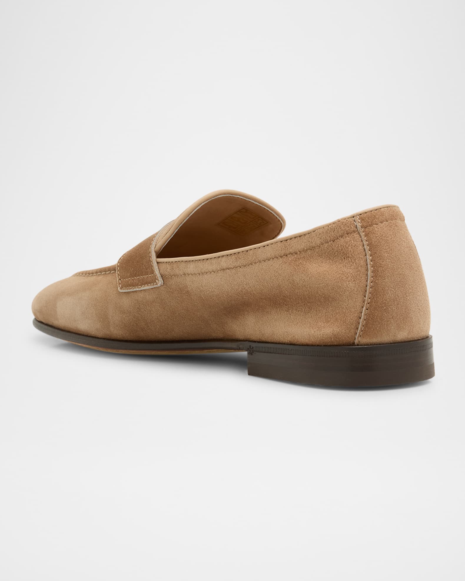 Men's Suede Penny Loafers 1