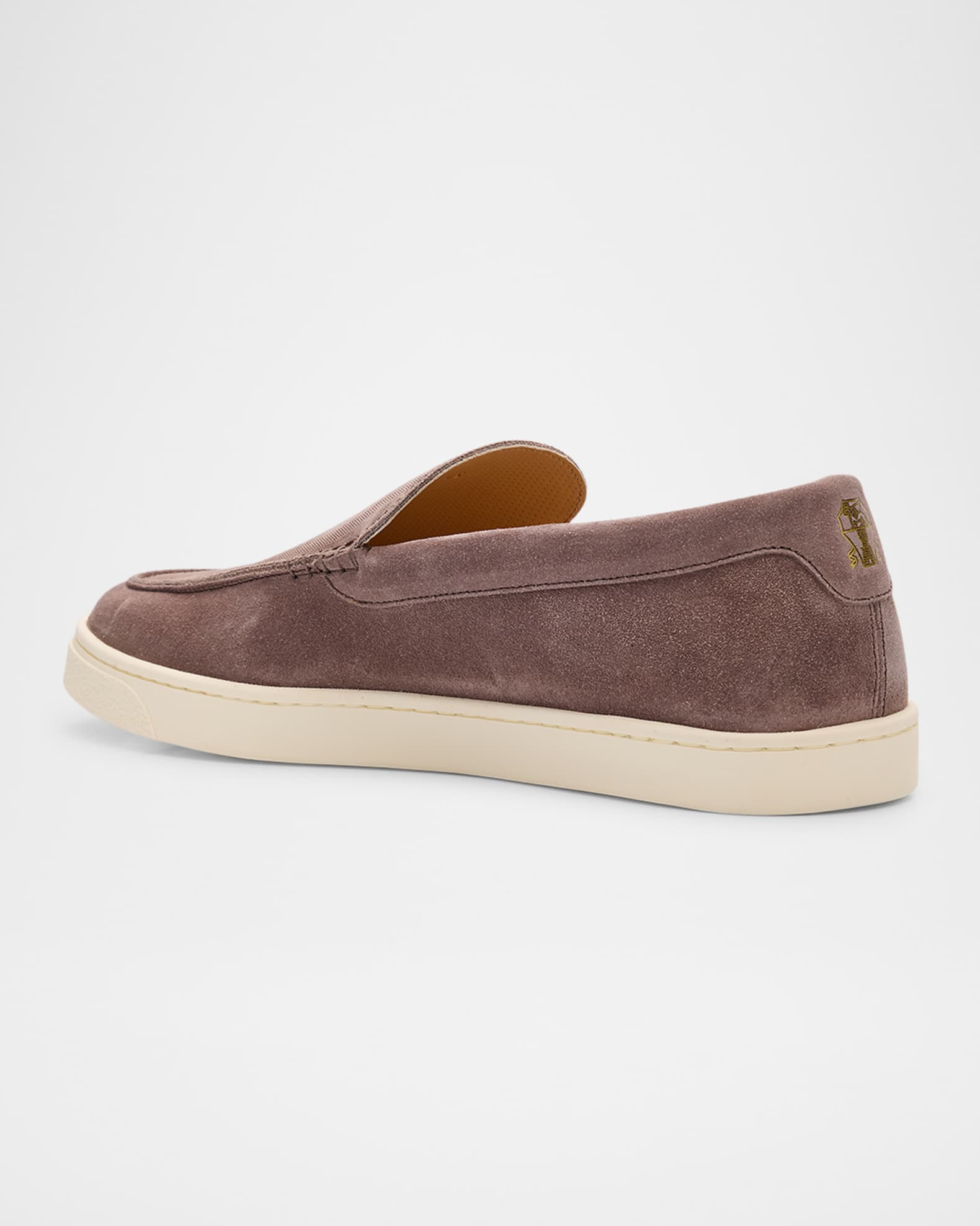 Brunello Cucinelli Men's Hybrid Venetian Suede Slip-Ons