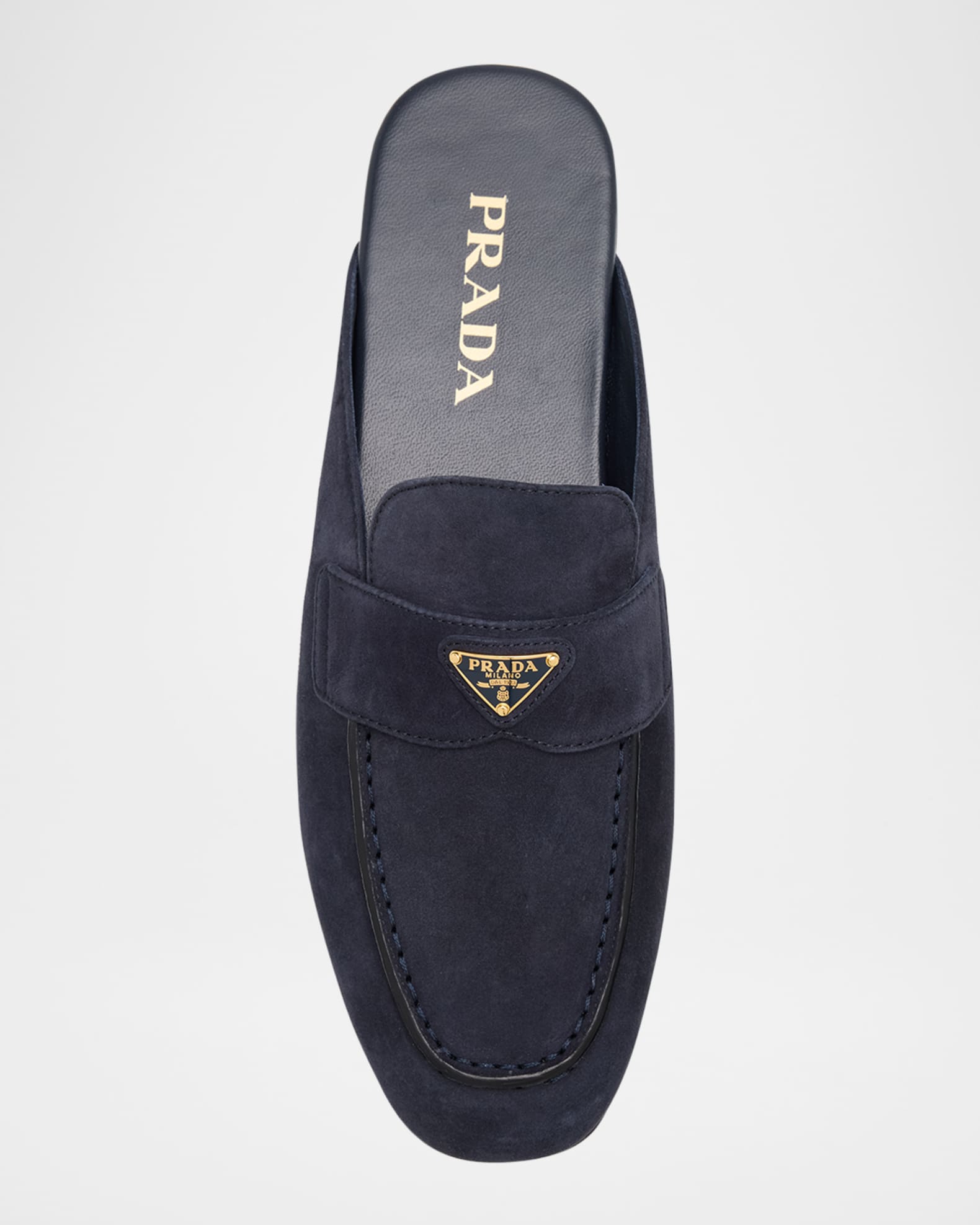 Prada suede mules on sale
