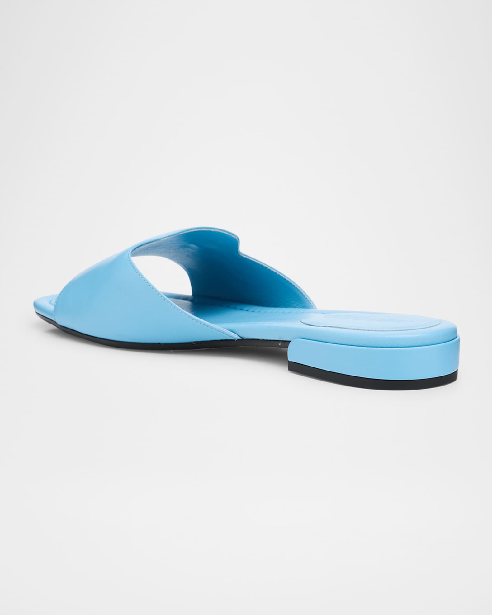 Dina Leather Flat Slide Style 1