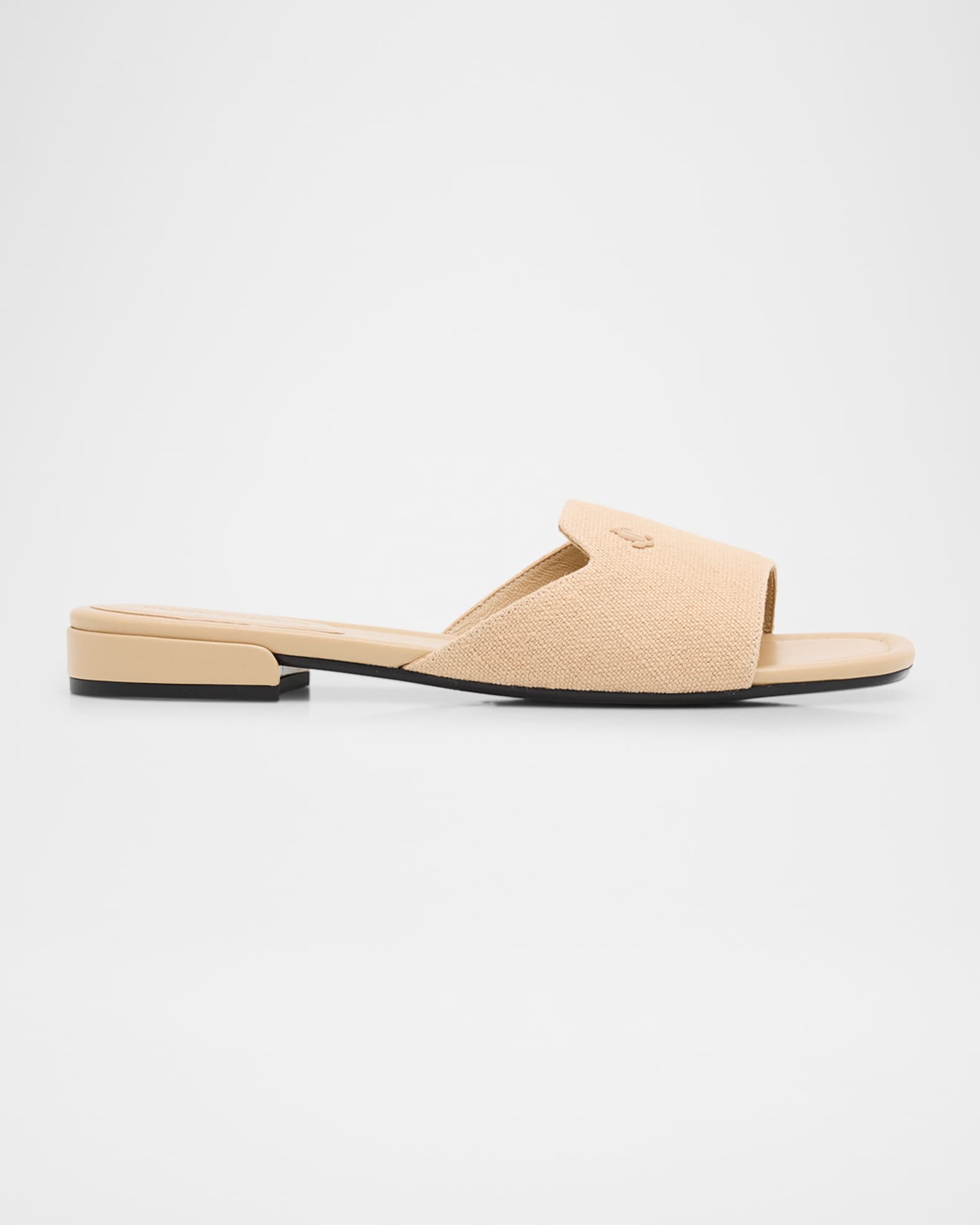 Dina Linen Flat Slide Style 0