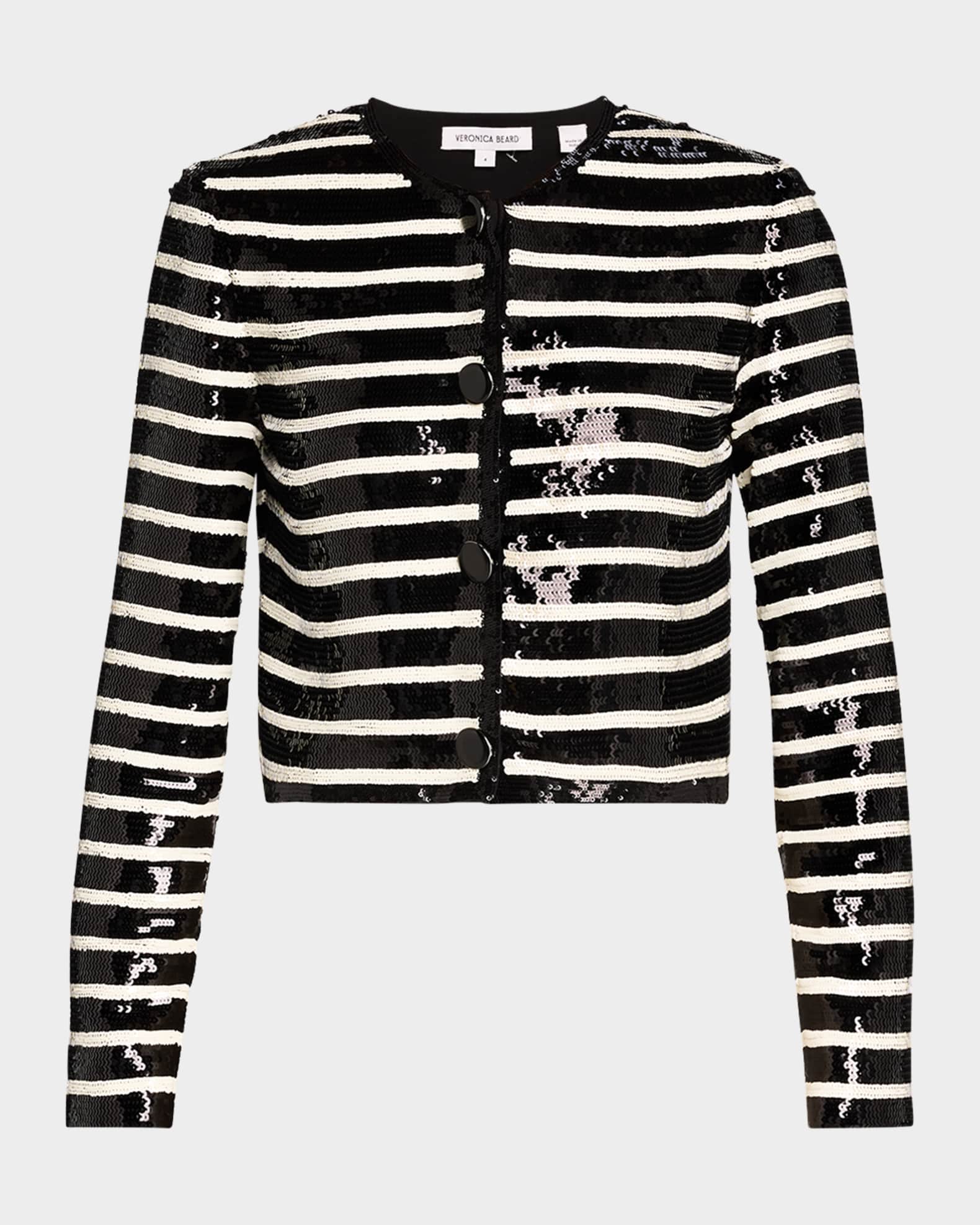 Mickey Sequined Stripe Jacket 0