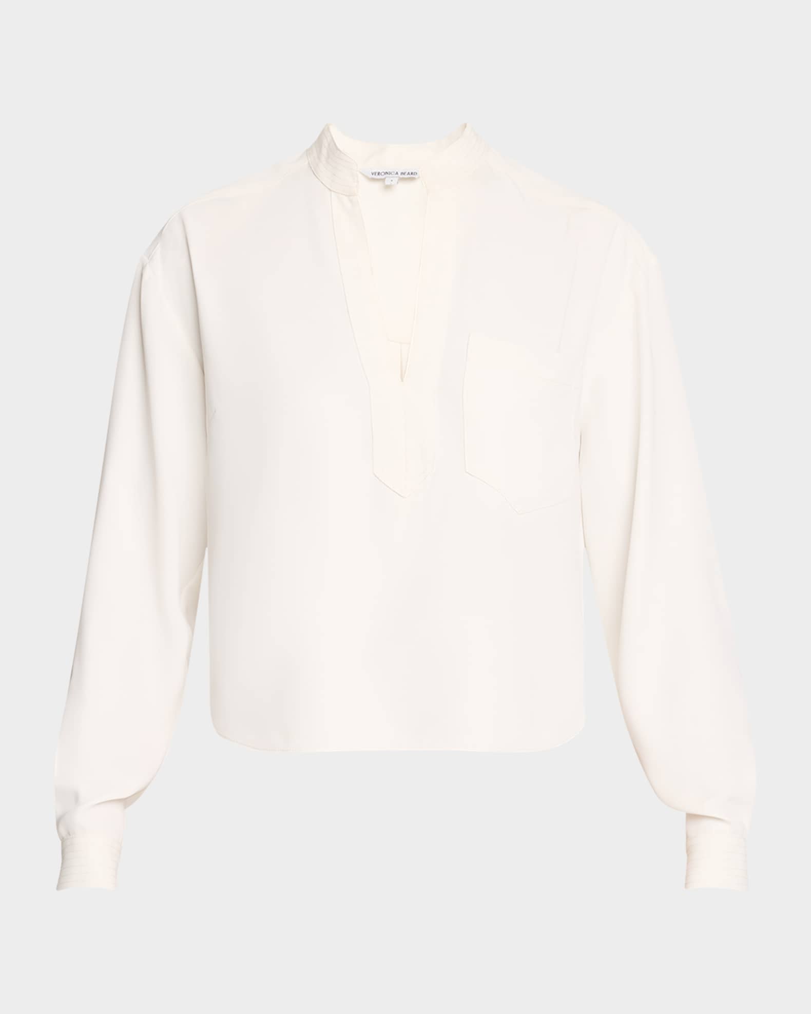 Dean Collared V-Neck Top 0