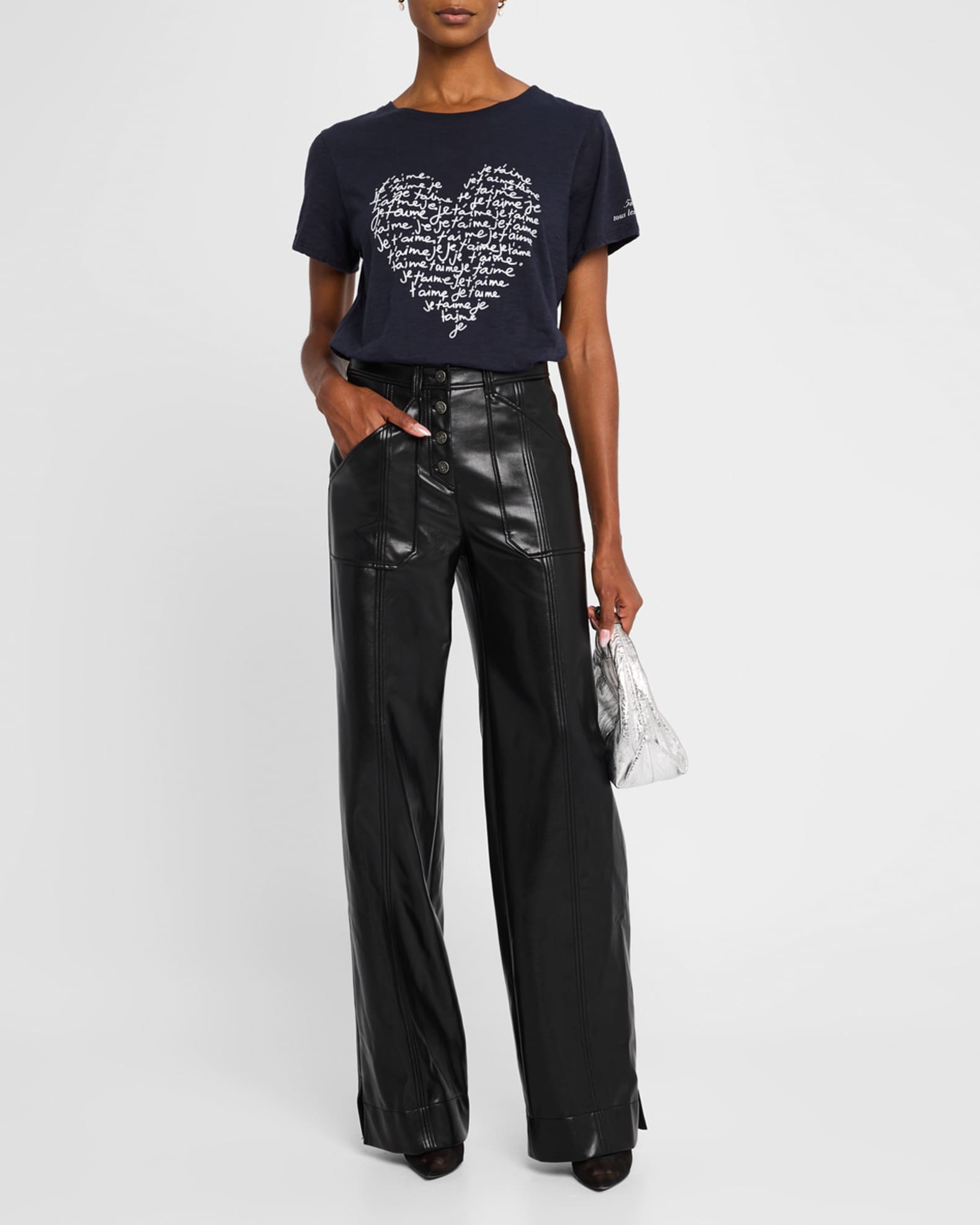 Cinq a Sept Benji Vegan Leather Pants Neiman Marcus