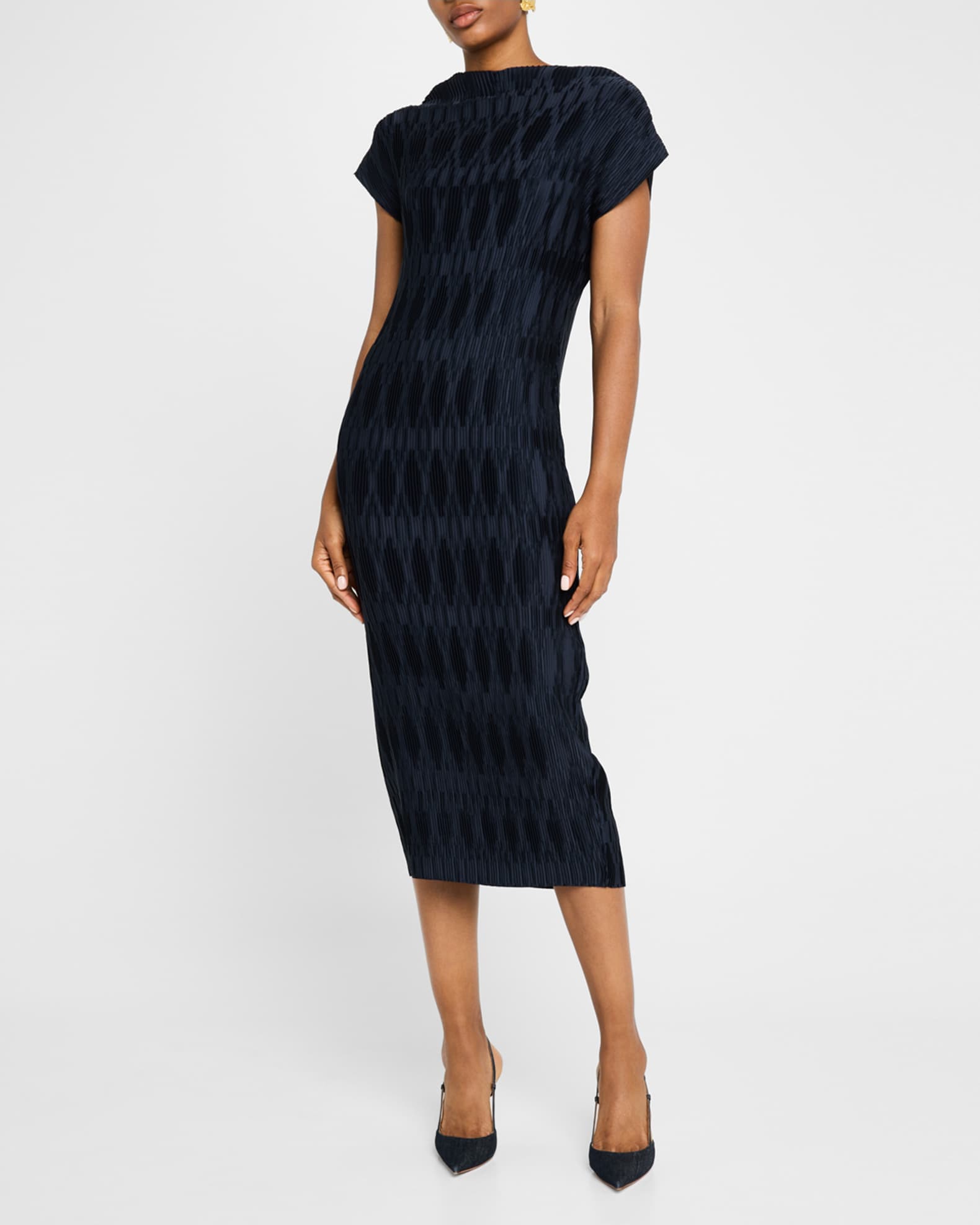 Gramercy Pleated Midi Dress 1