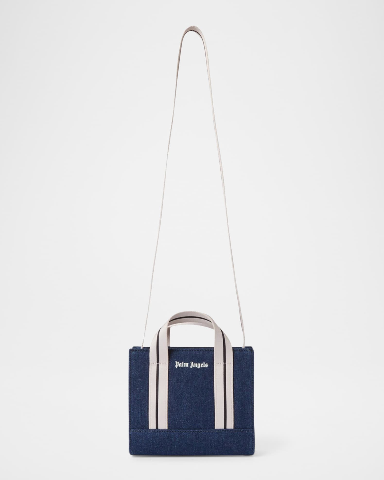 Girl's Palm Angels Denim Mini Tote 0