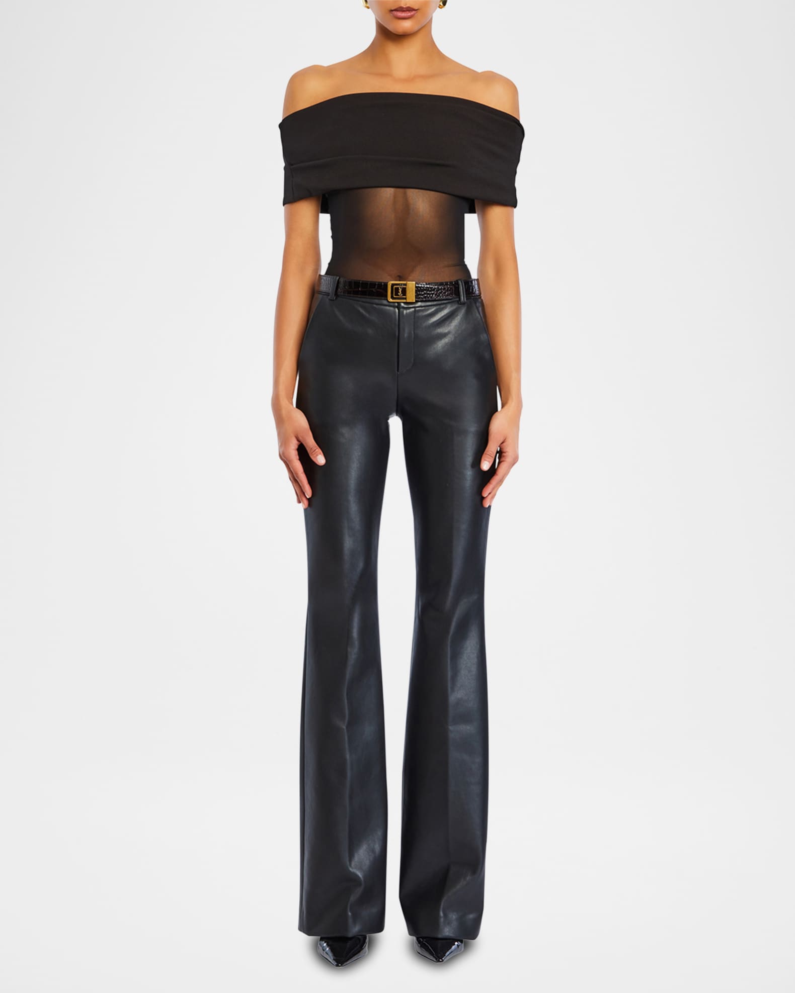 Ronja Faux Leather Trousers 0