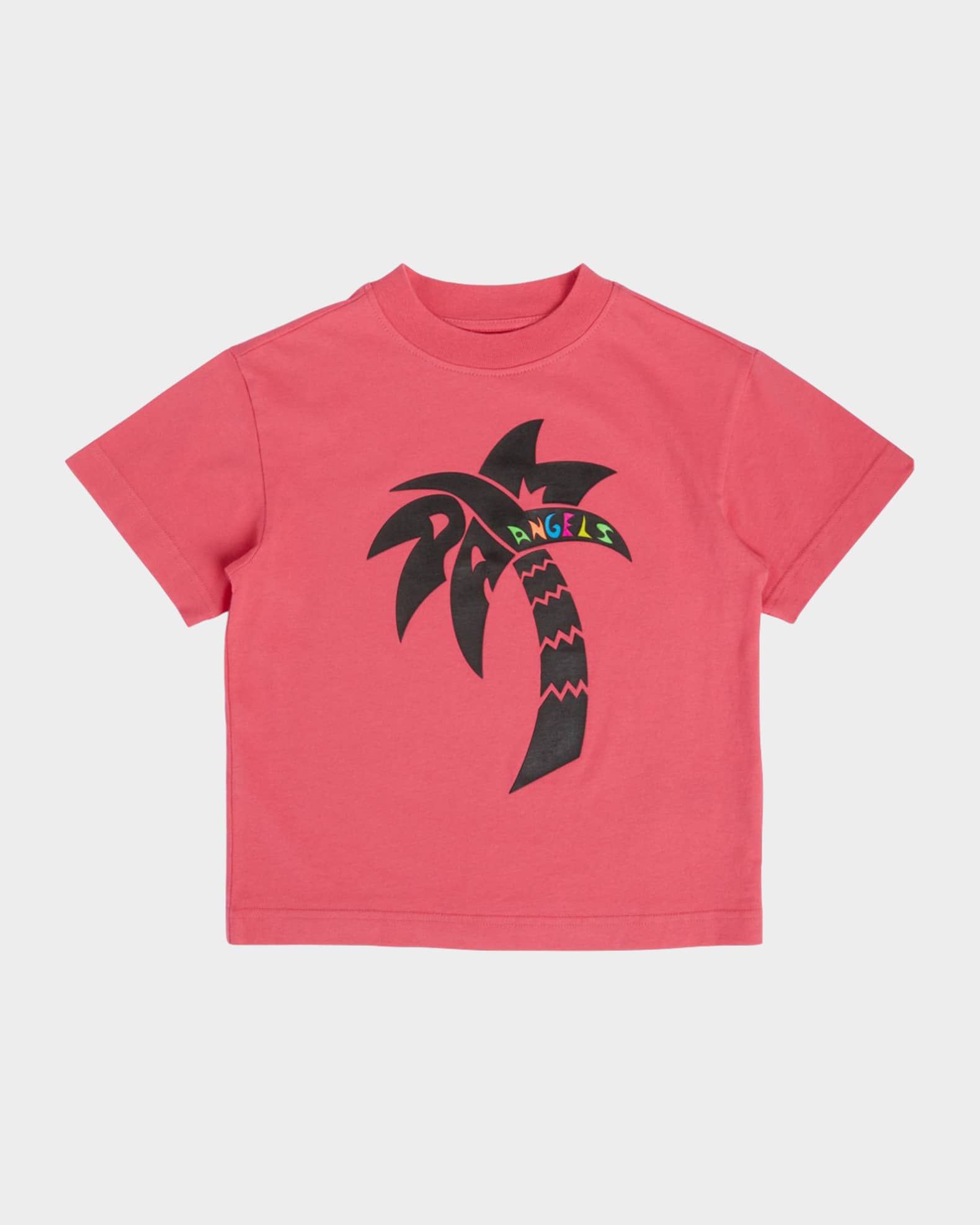Girl's Palm Tree Graphic T-Shirt 0