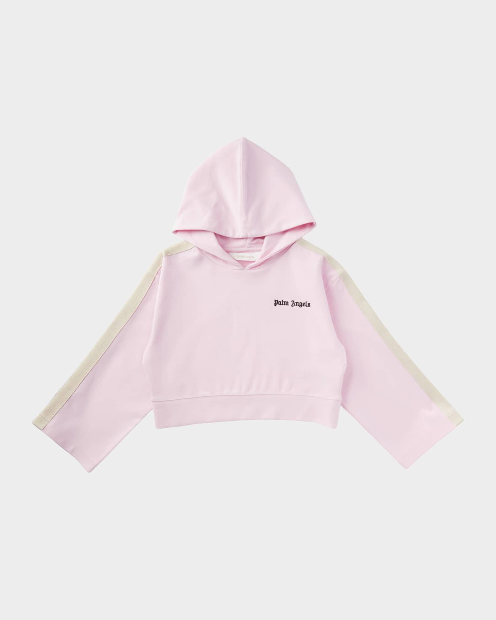 Girl's Track Logo-Print Hoodie 0