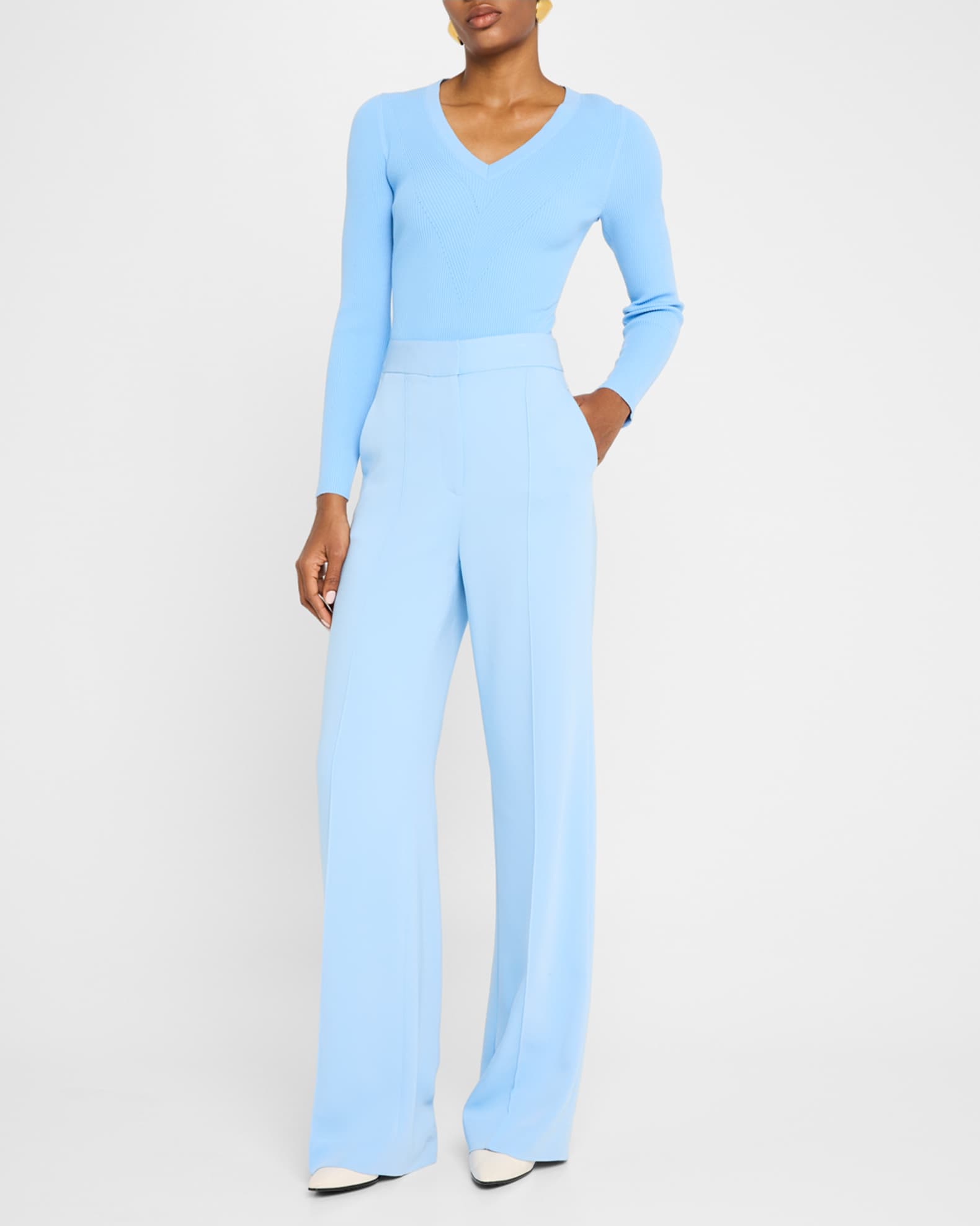 Callie V-Neck Sweater 1
