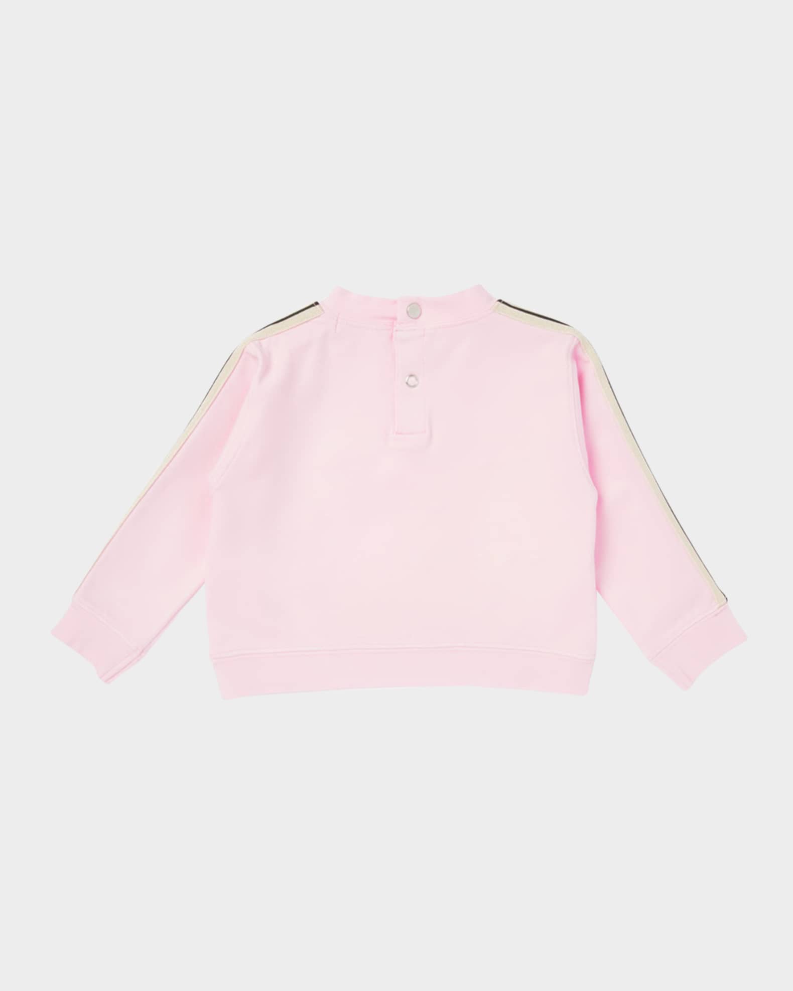 Girl's Logo-Print Track Sweatshirt, Size 3M-3 1