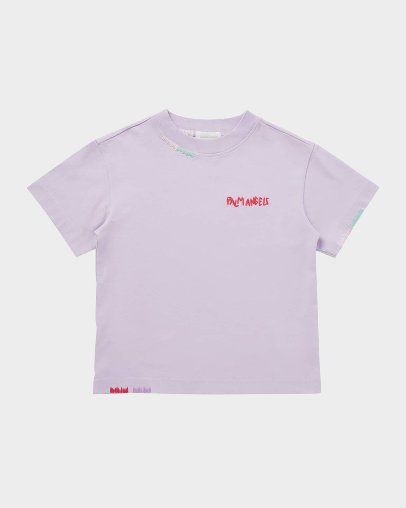 Girl's Embroidered Logo-Print T-Shirt 0