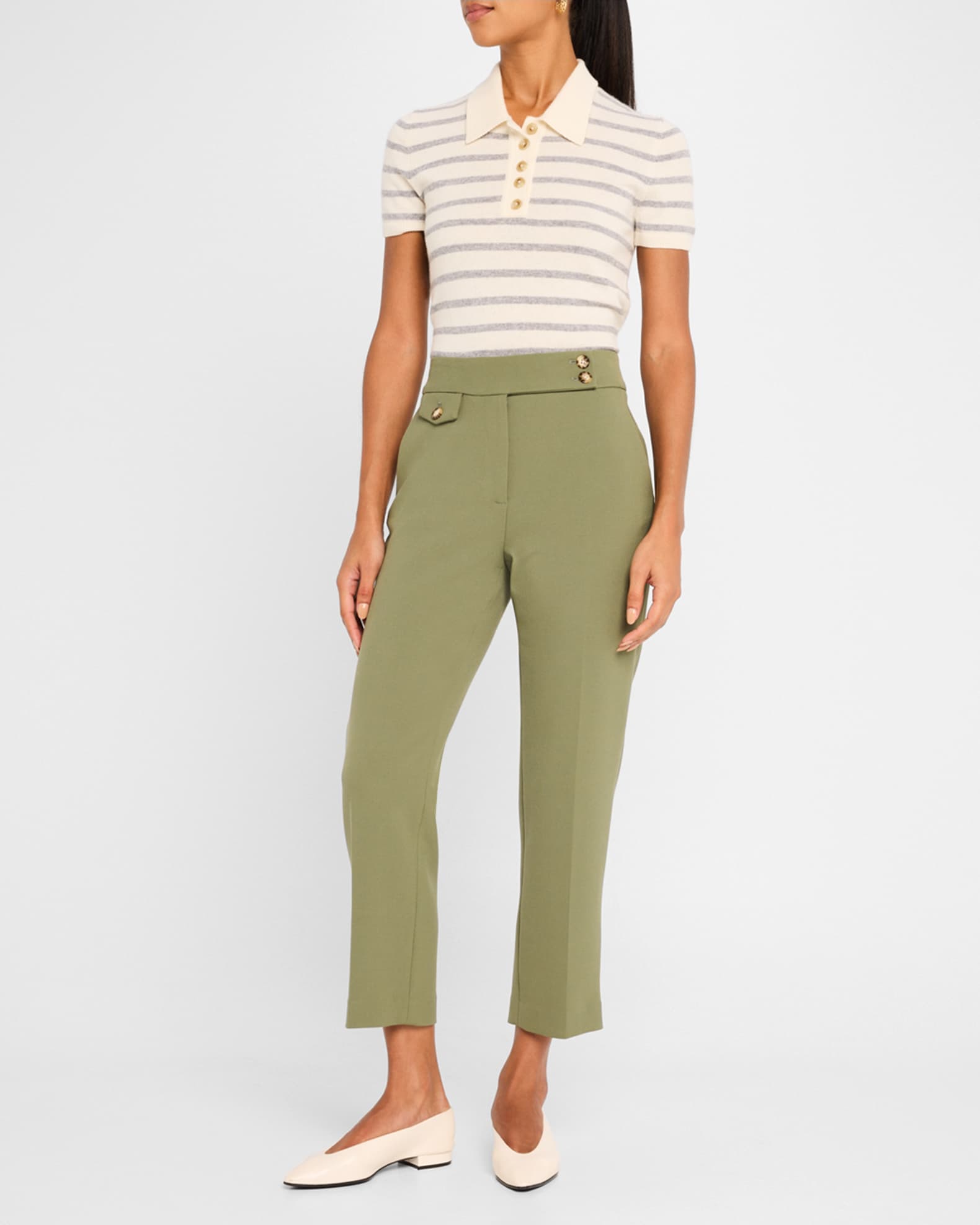 Renzo Straight Crop Pants 1