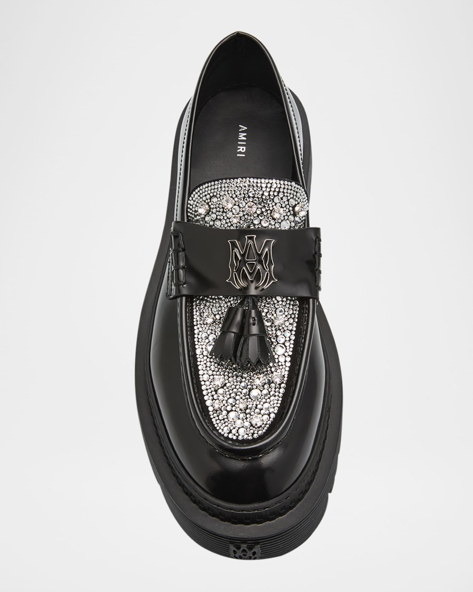 Amiri Men's MA Crystal Jumbo Tassel Loafers | Neiman Marcus