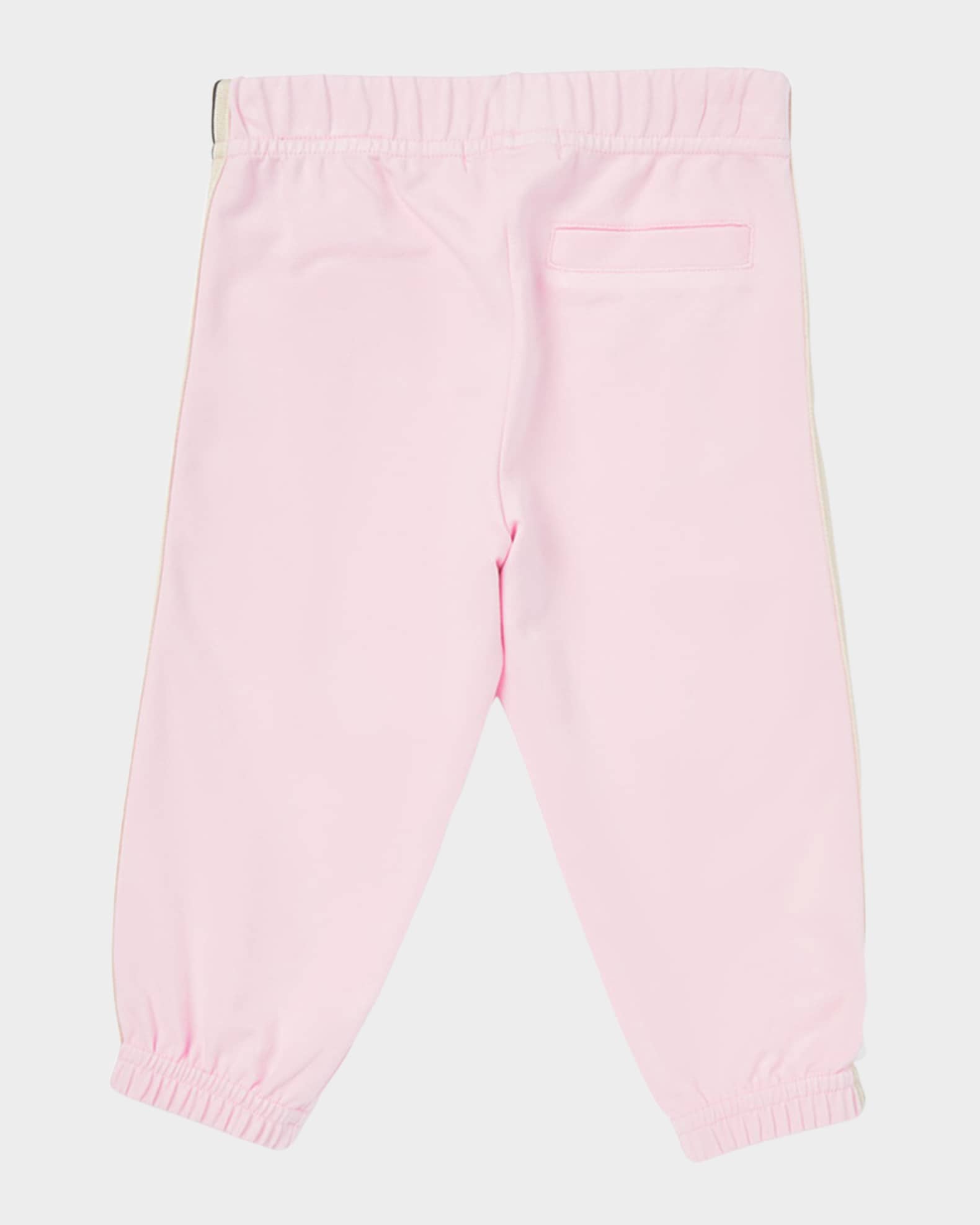Girl's Logo-Print Track Sweatpants, Size 3M-3 1