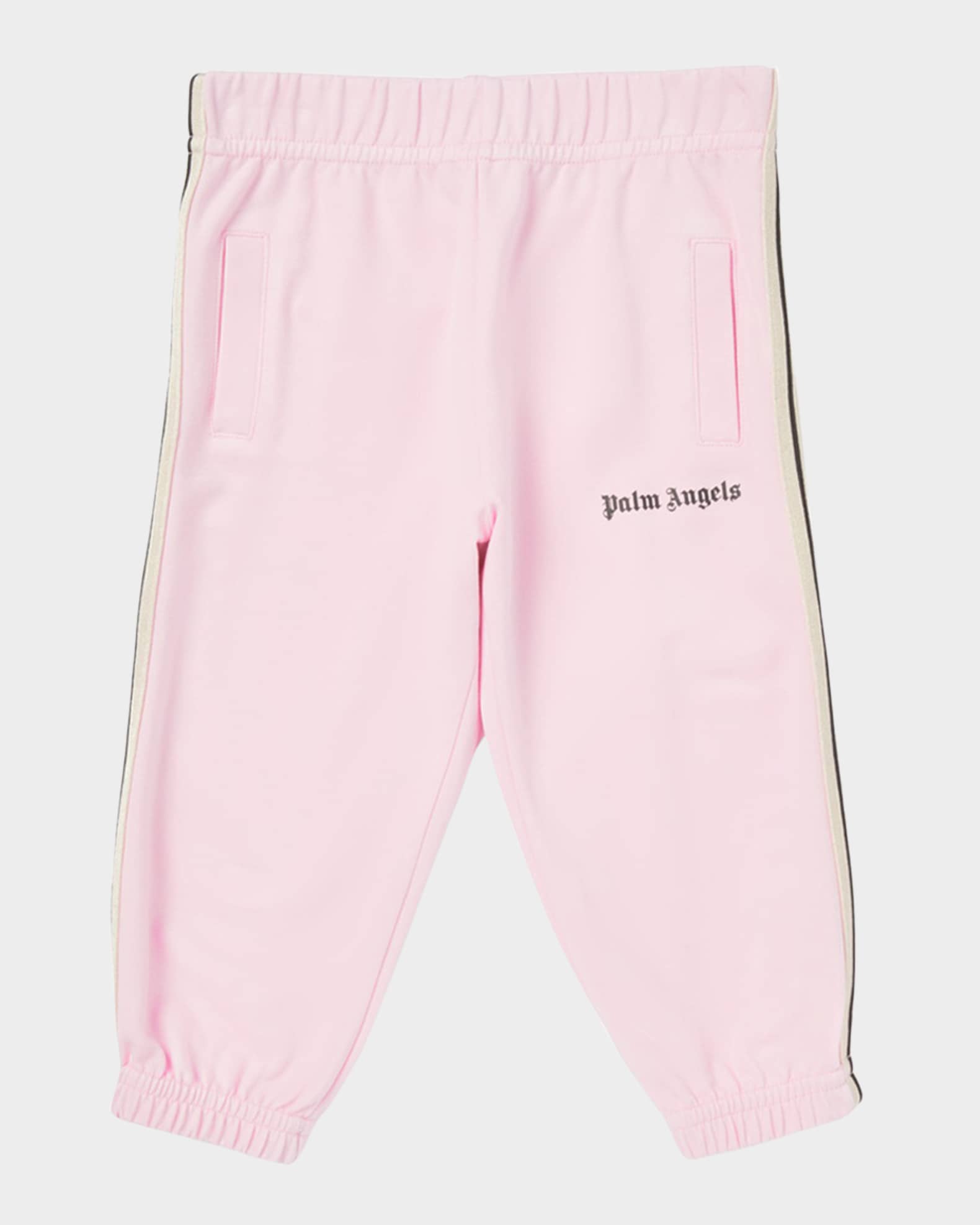Girl's Logo-Print Track Sweatpants, Size 3M-3 0