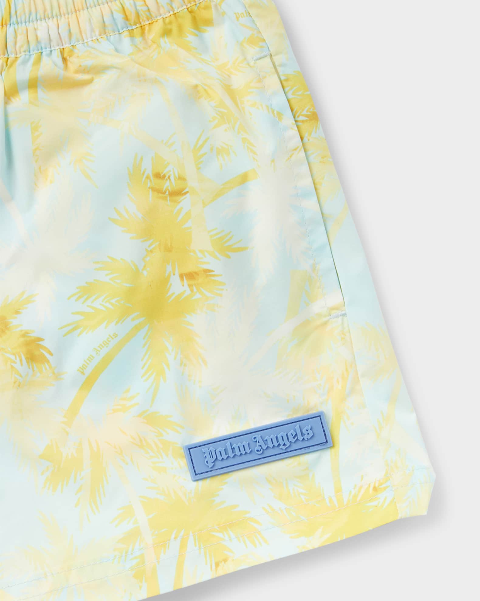 Boy's Palm Tree-Print Swim Shorts 1