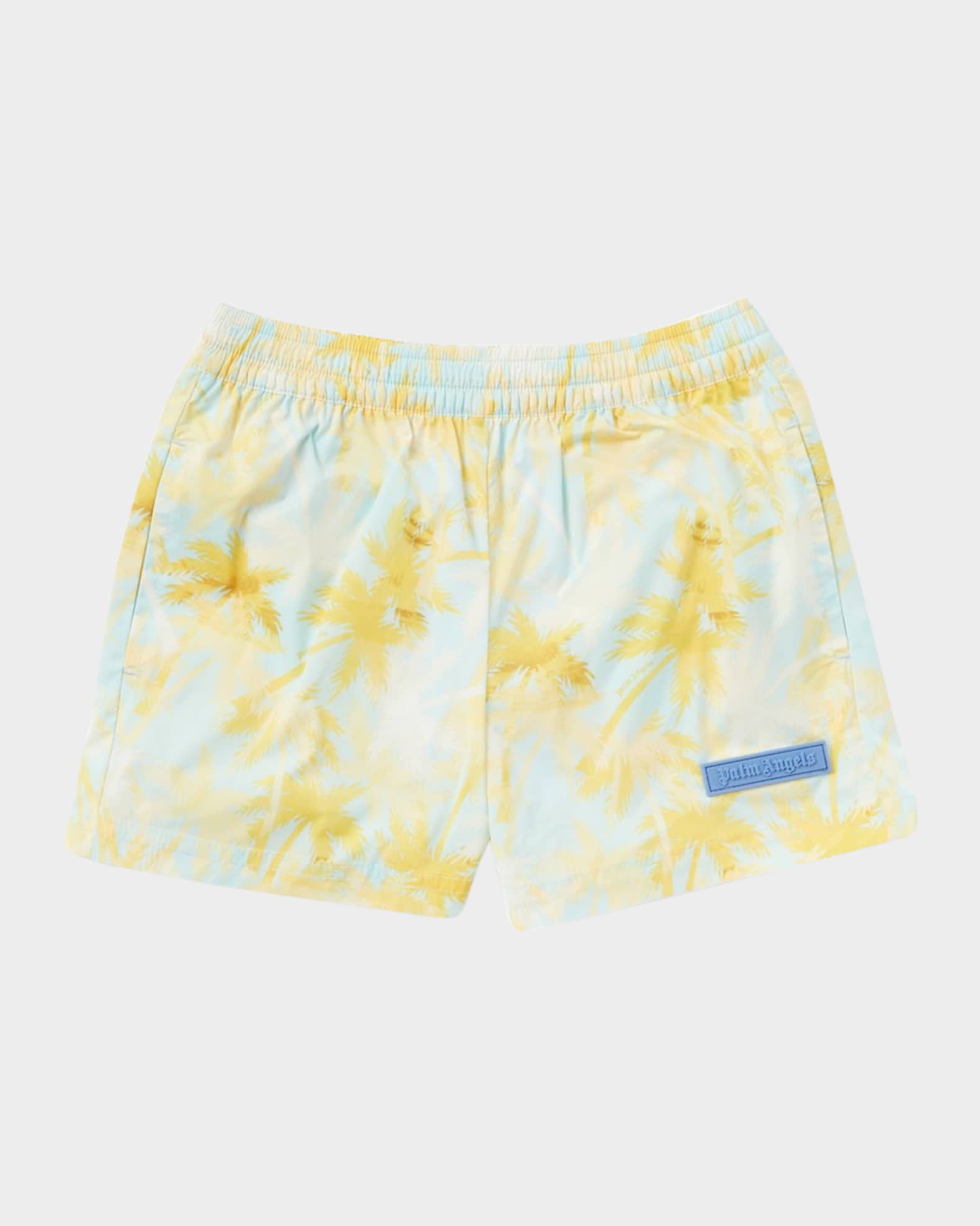 Boy's Palm Tree-Print Swim Shorts 0