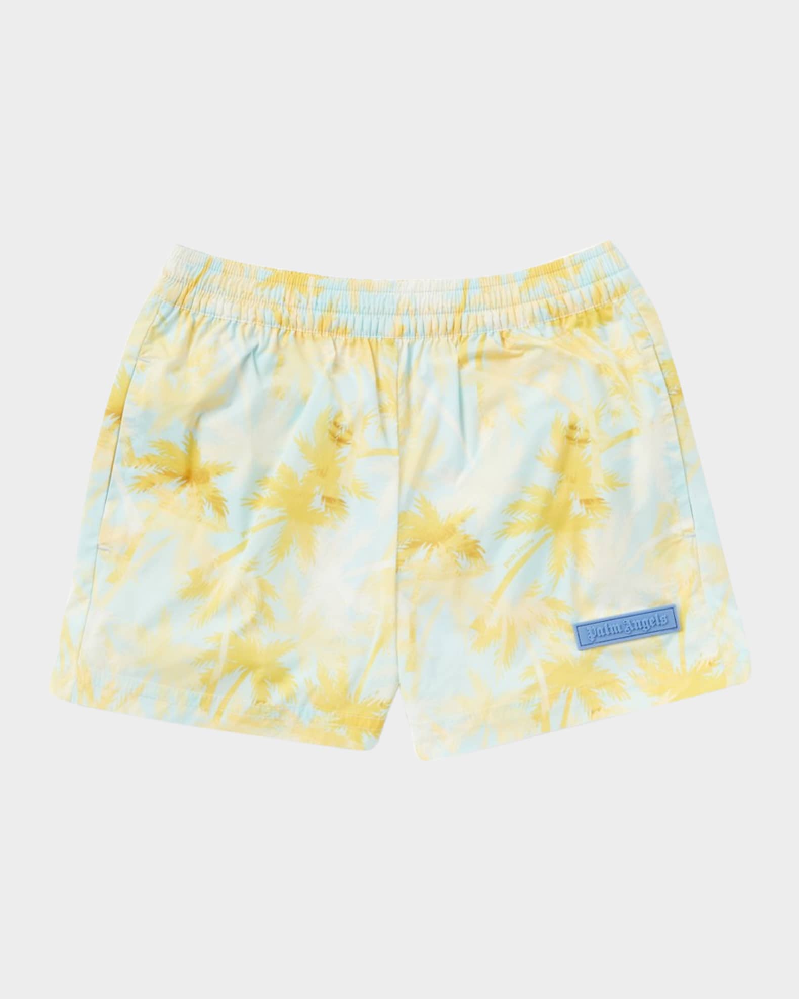 Boy's Palm Tree-Print Swim Shorts 0