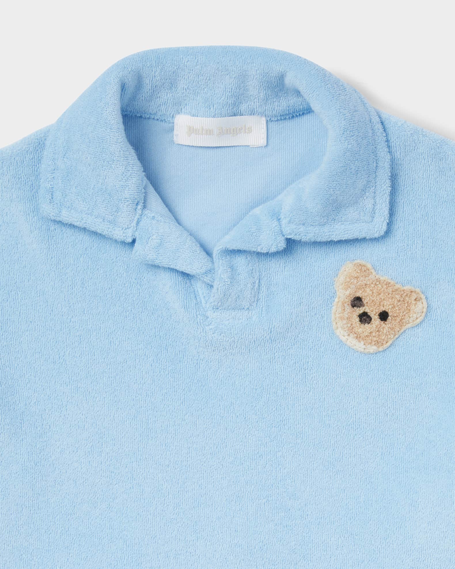 Boy's Polo Shirt W/ Bear Applique, Size 3M-3 1