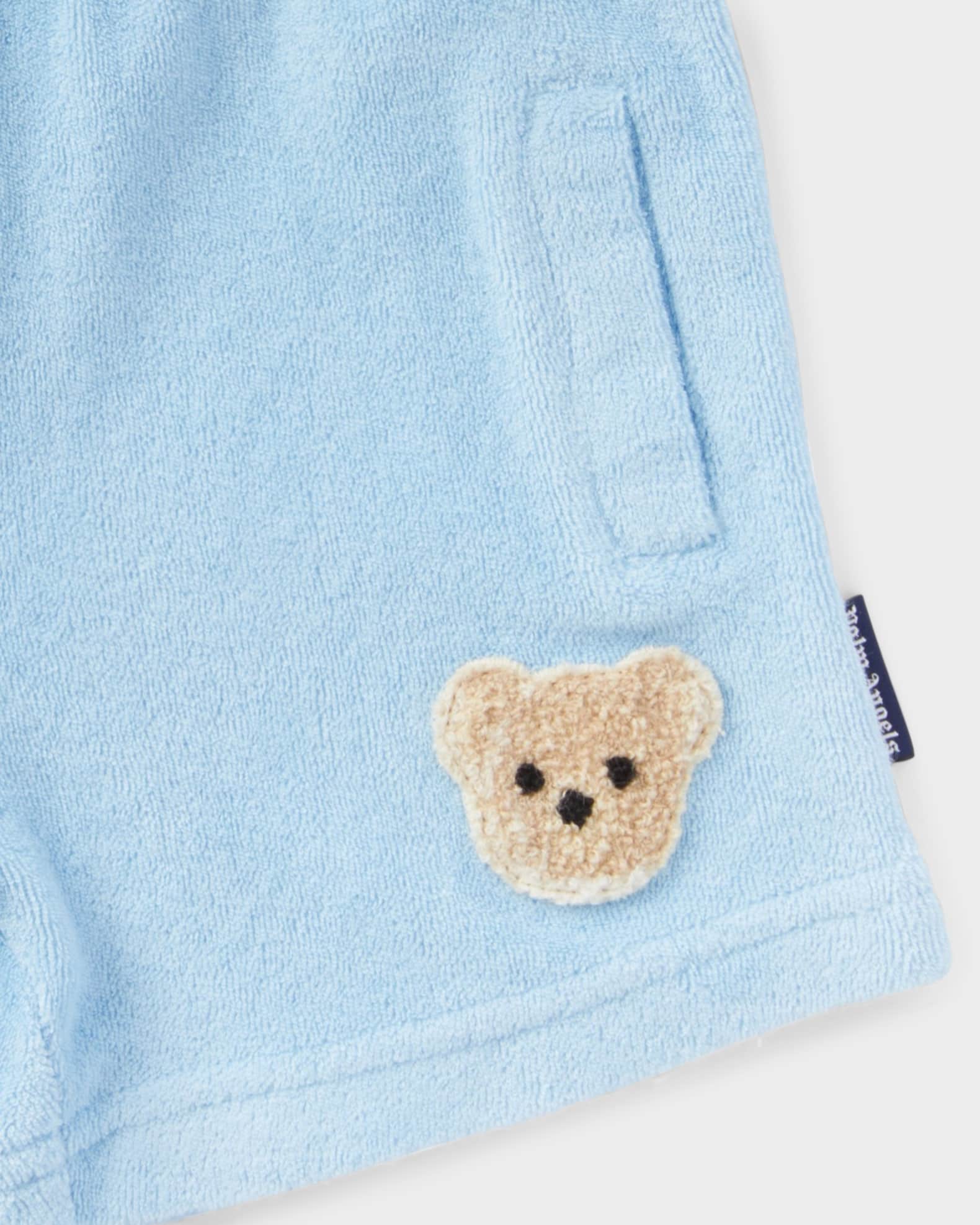 Boy's Teddy Applique Shorts, Size 3M-3 1
