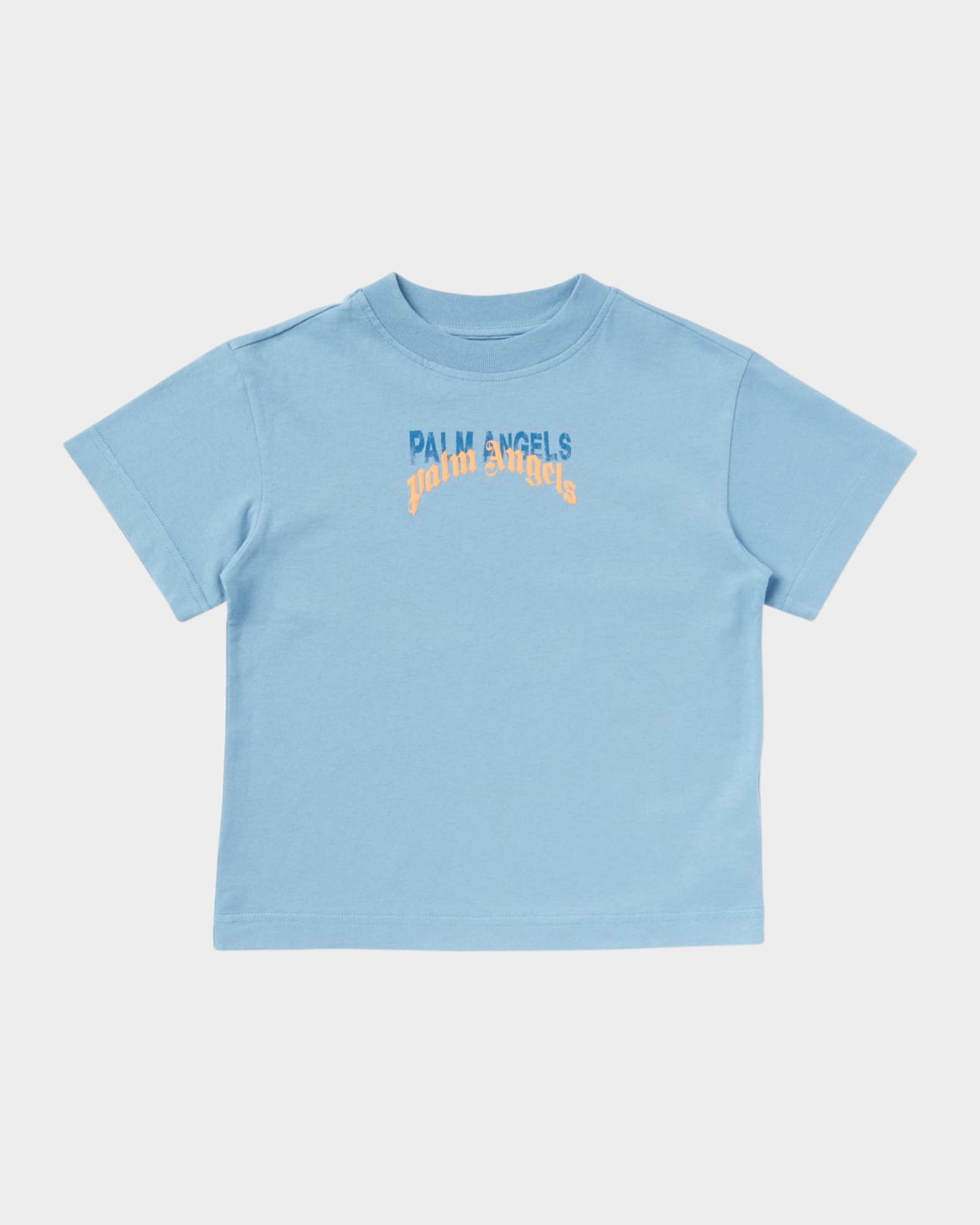 Palm Angels Kids Boys Blouse In Blue
