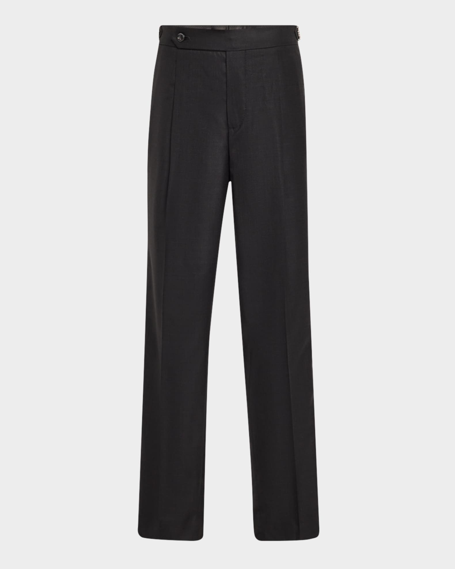 【送料&関税込】Brunello Cucinelli Front Pleat Pants Brunello Cucinelli Men's Pleated Formal Pants with Side Tabs
