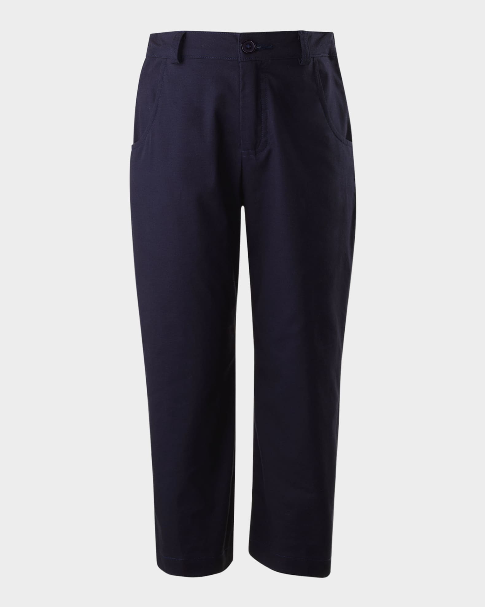 Boy's Cotton Twill Trousers, Size 2-10 0