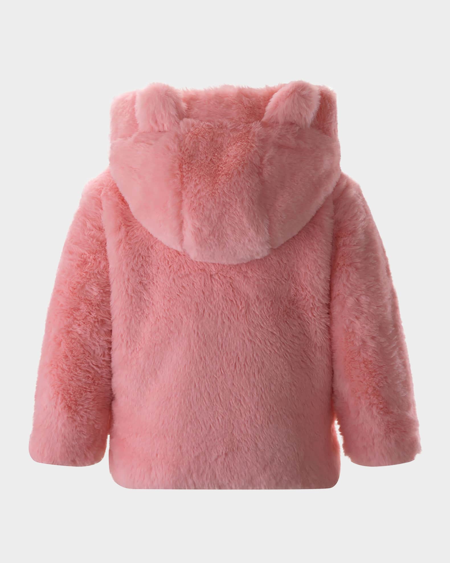 Girl's Hooded Teddy Coat, Size 6M-24M 1