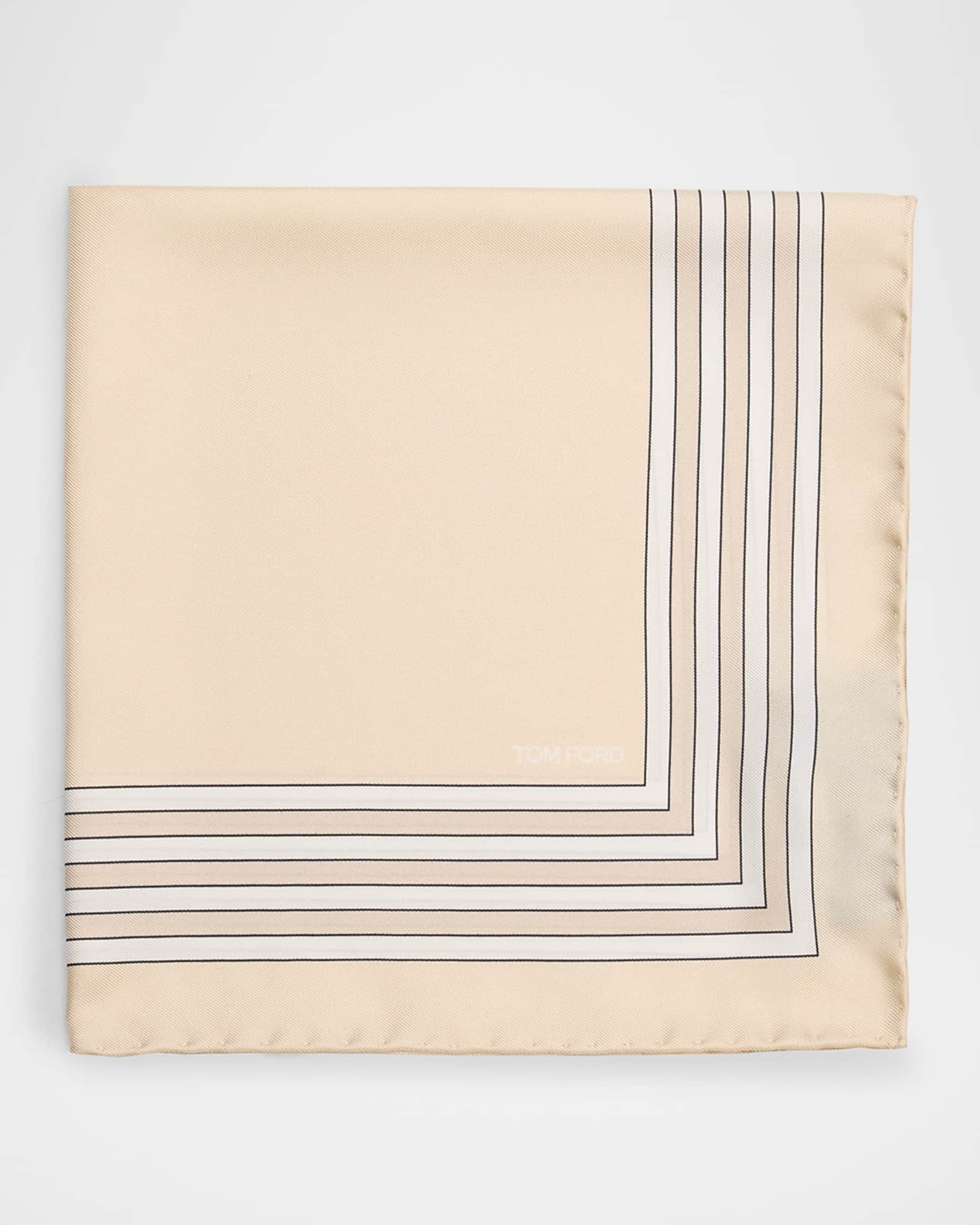 Men's Multi-Frame Silk Pocket Square 0