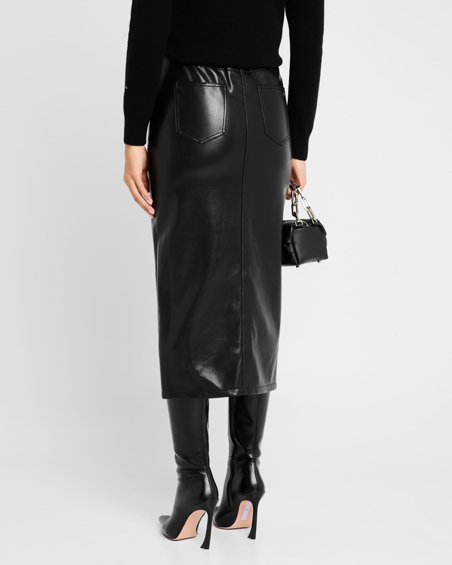 Leather skirt neiman marcus clearance