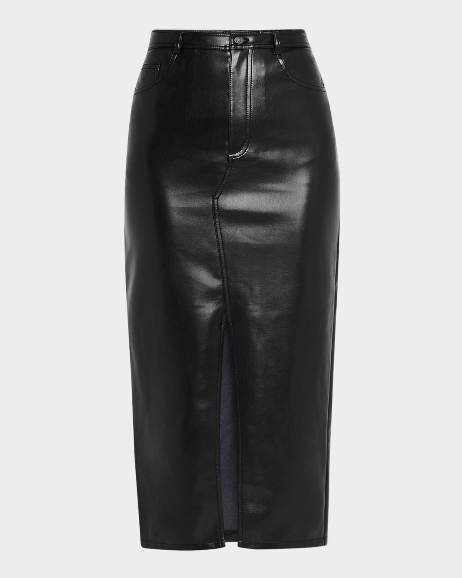 Leather skirt neiman marcus cheap