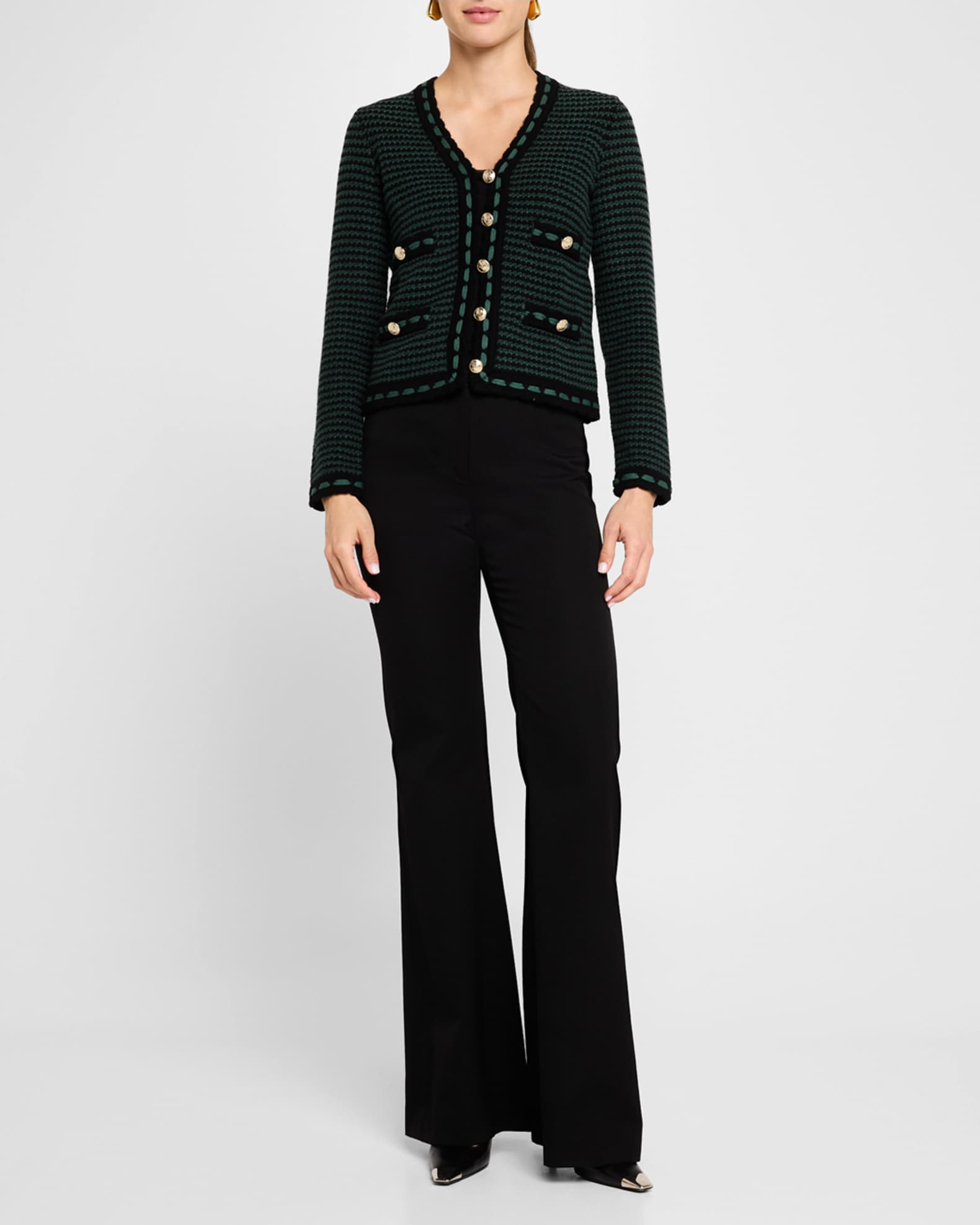 Tahari cashmere sweater coat discount