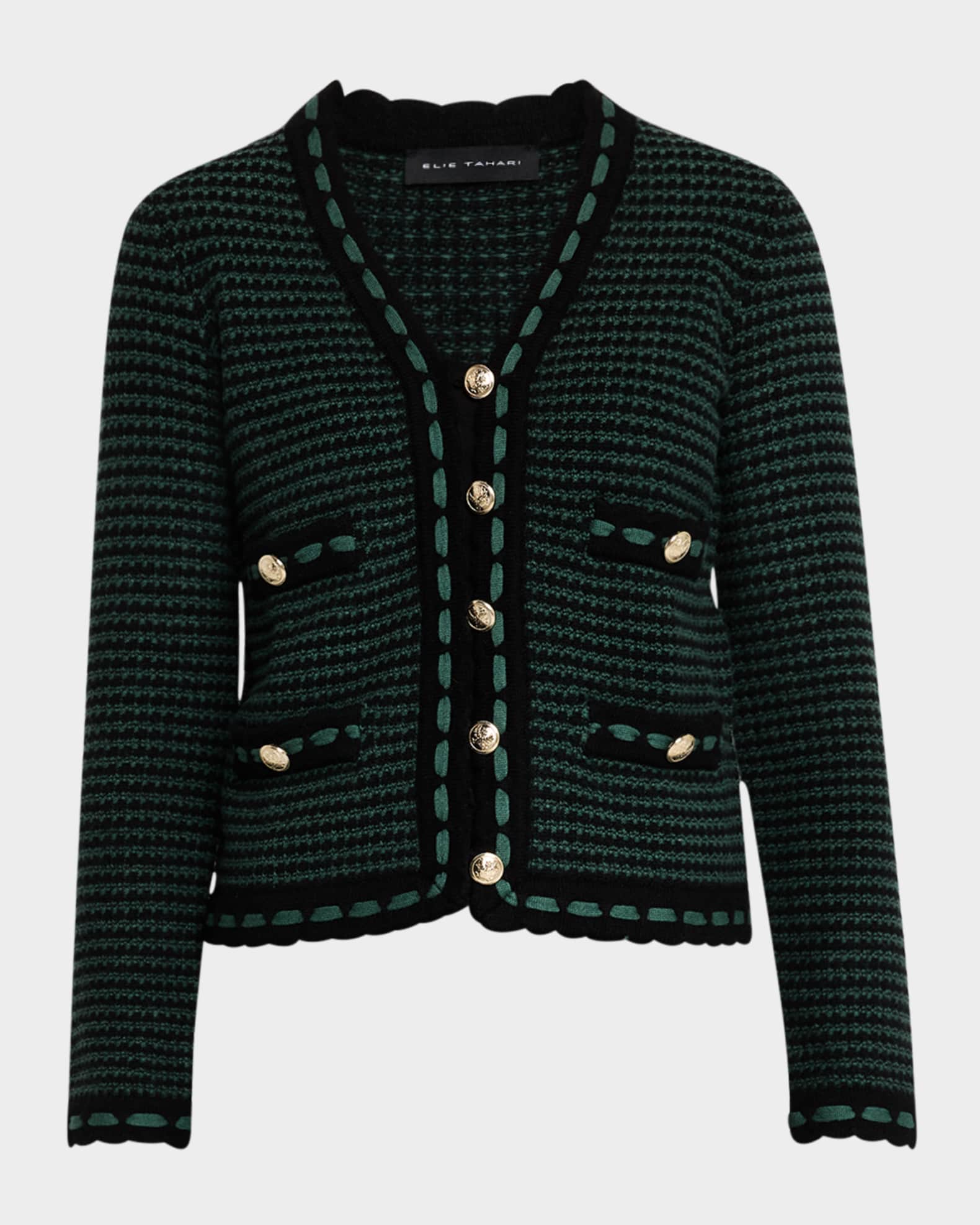 Elie Tahari The Alta Knit Wool Cashmere Cardigan Neiman Marcus