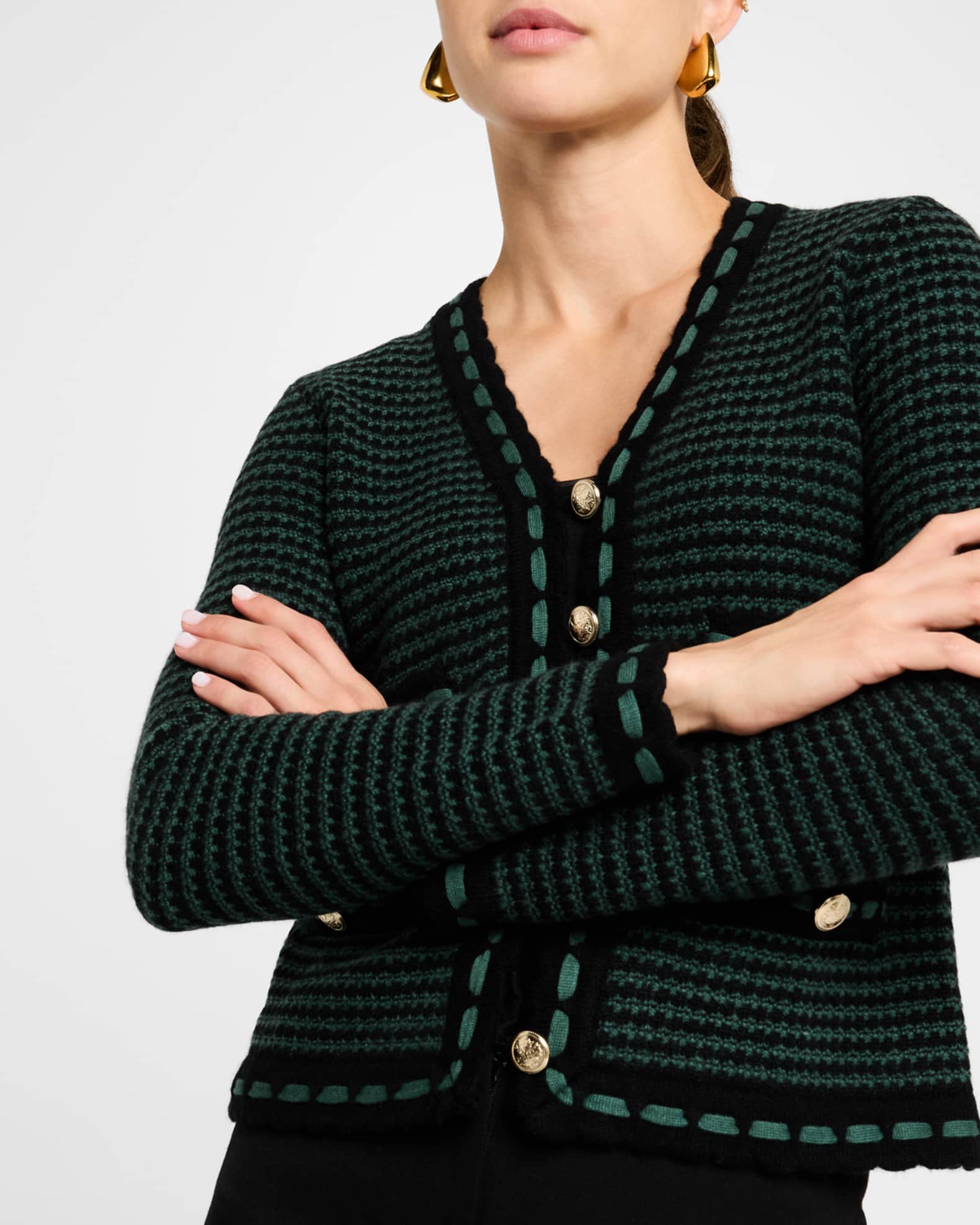 Tahari cashmere cardigan on sale