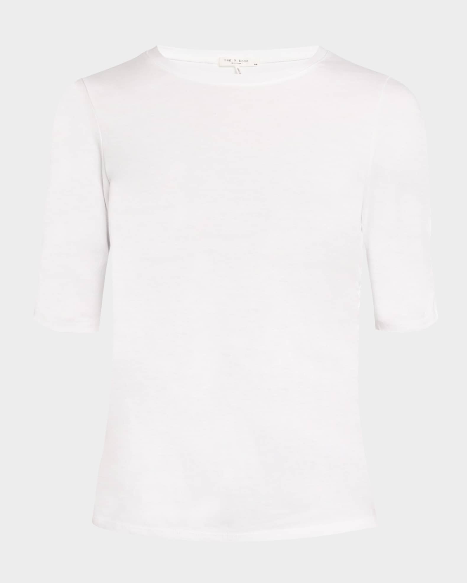 Juliet Shirred Short-Sleeve Tee 0