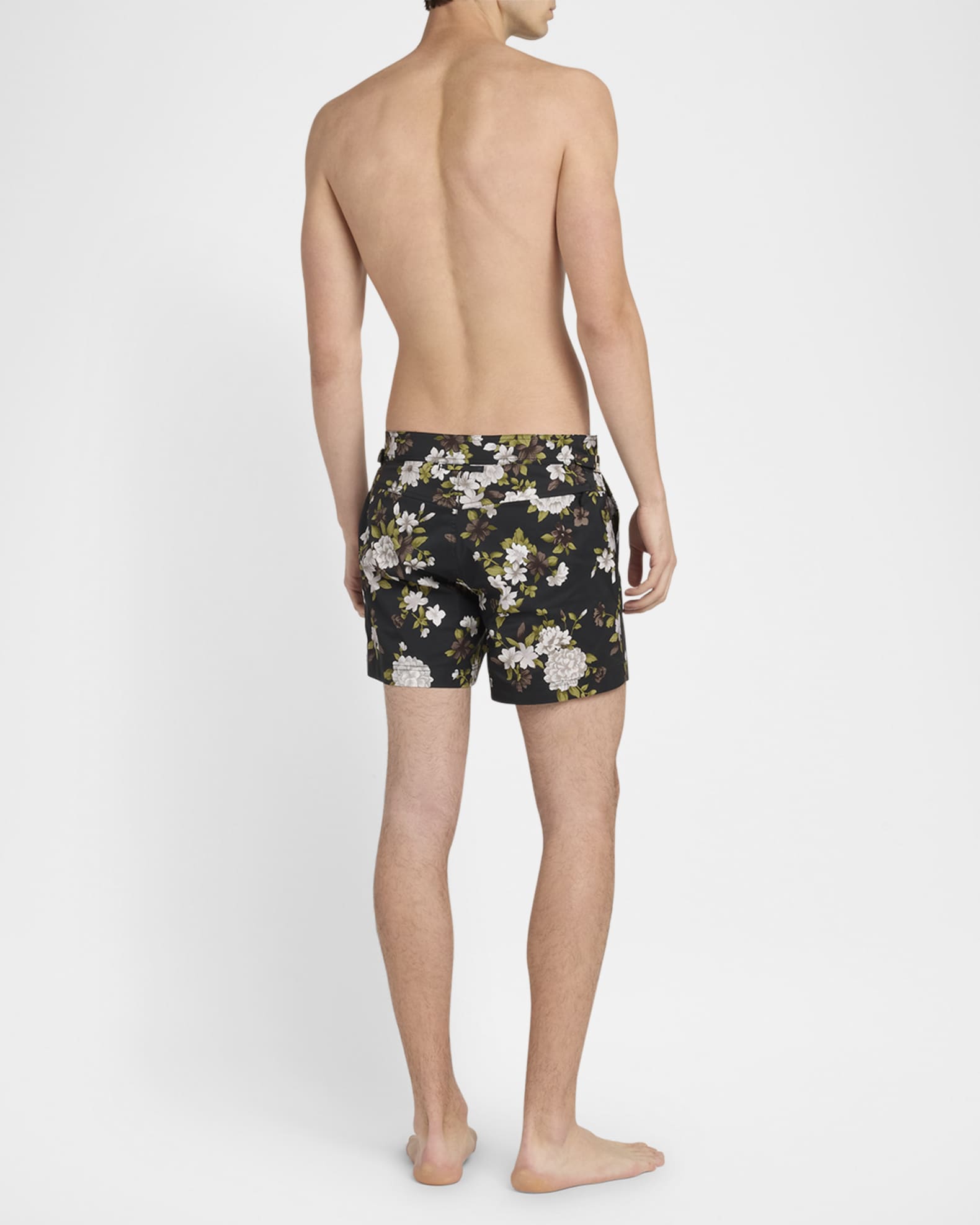 【関税込み】TOM FORD GRAPHIC FLORAL PRINTED SWIM CREPE SWIMS TOM FORD - Slim-Fit Short-Length Floral-Print Swim Shorts
