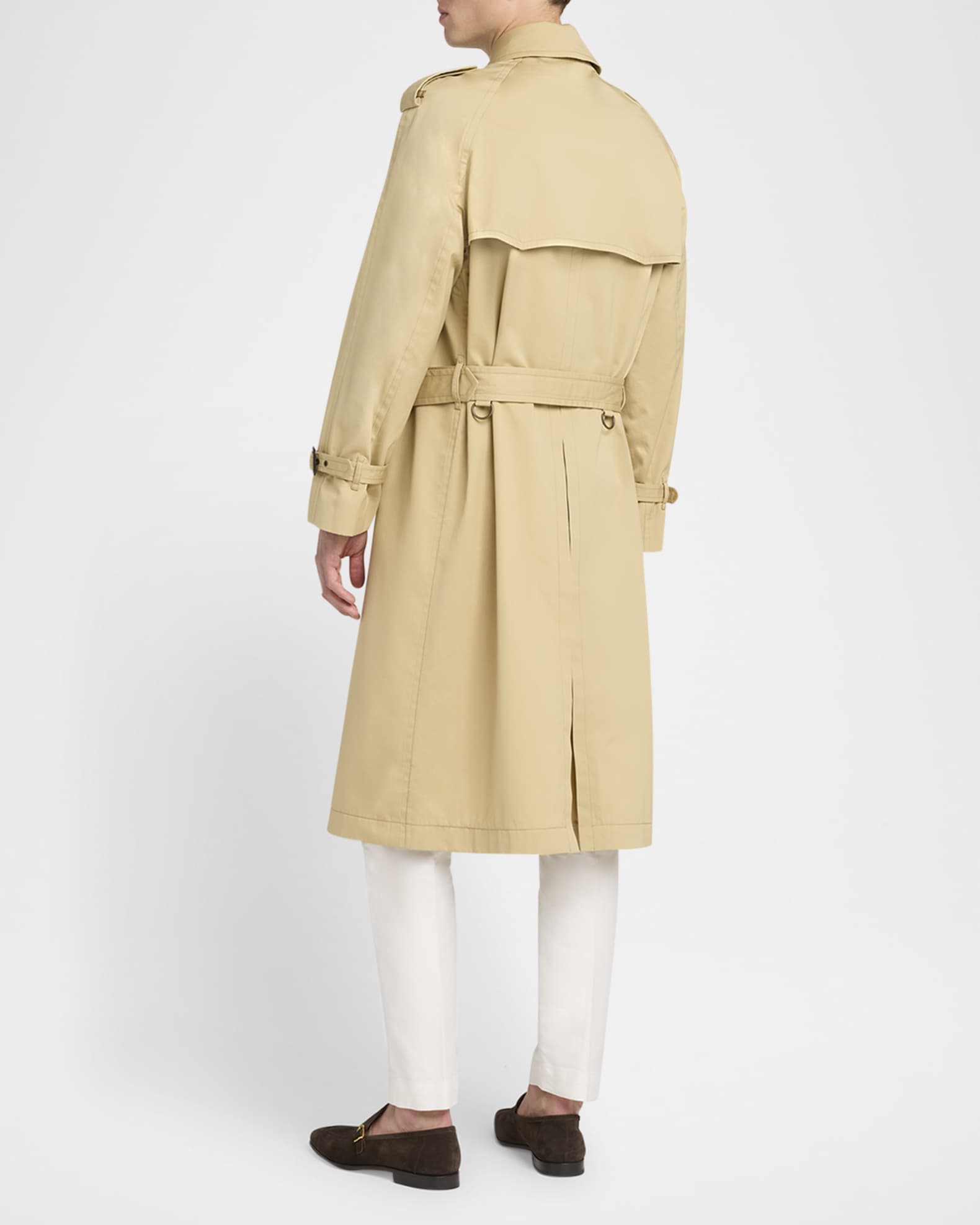 【TOM FORD】ベルト付き double-breasted twill trench コート TOM FORD】ベルト付き double-breasted twill trench コート
