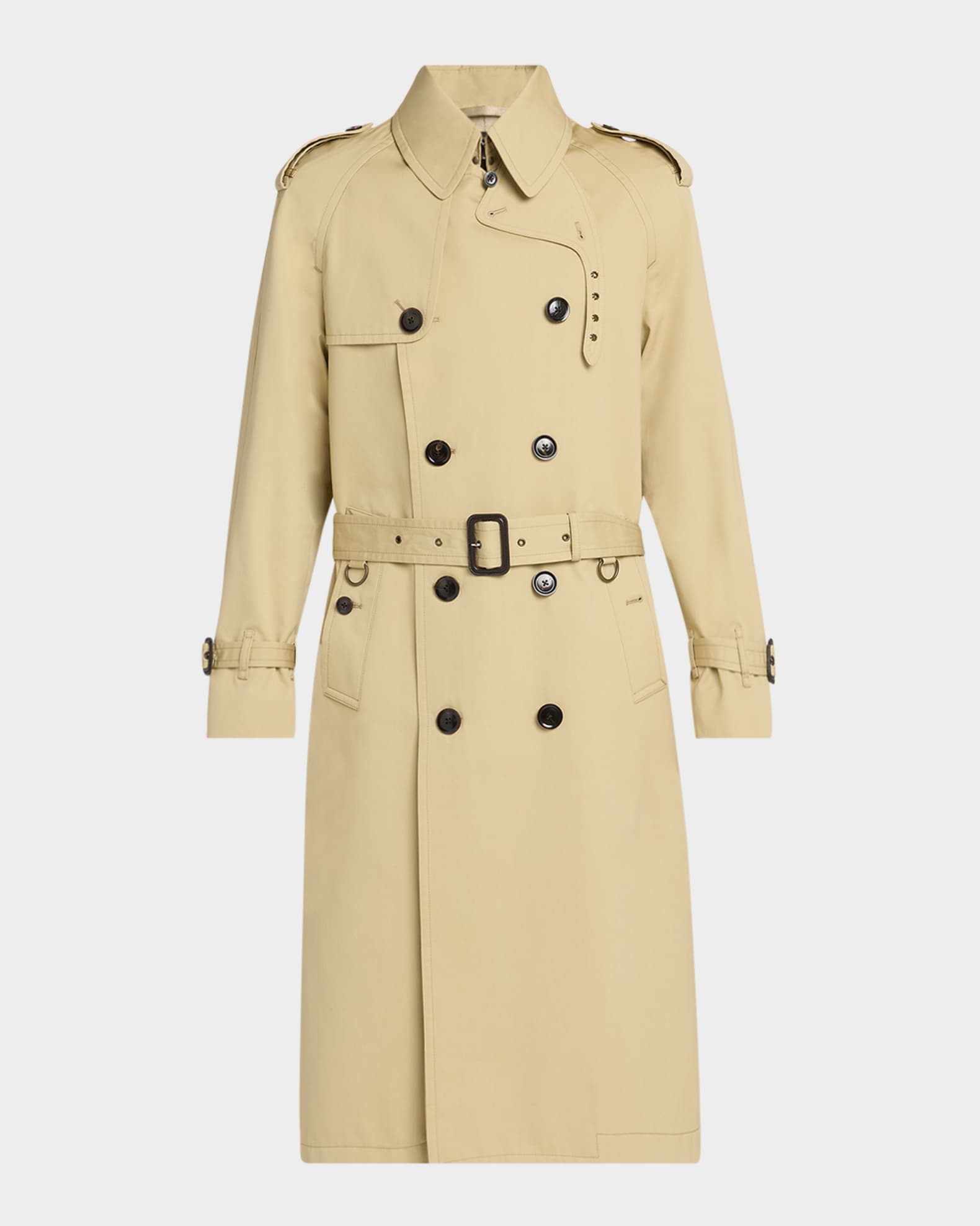 【TOM FORD】ベルト付き double-breasted twill trench コート TOM FORD】ベルト付き double-breasted twill trench コート