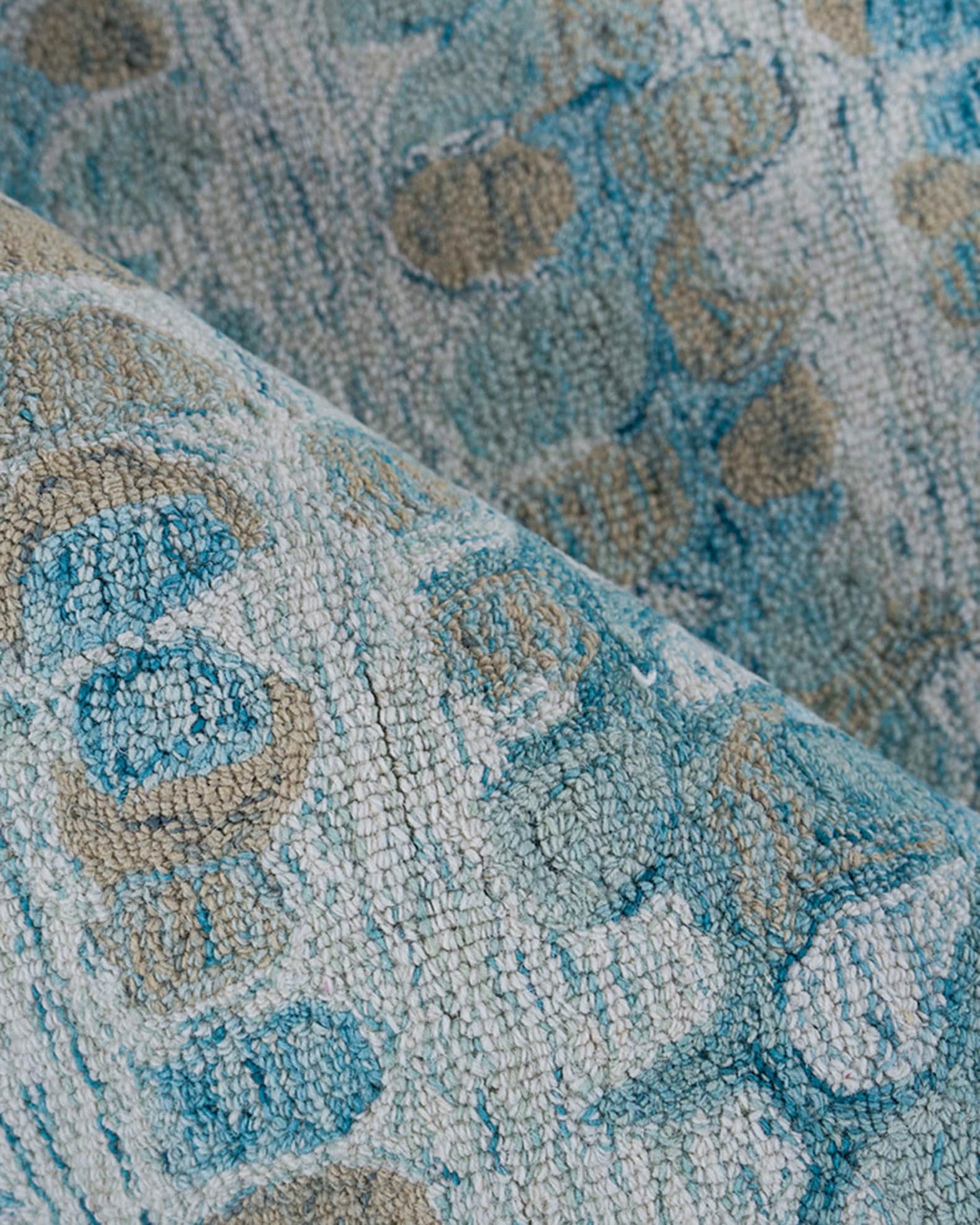 Colorplay Hand-Tufted Turquoise Rugs | Neiman Marcus