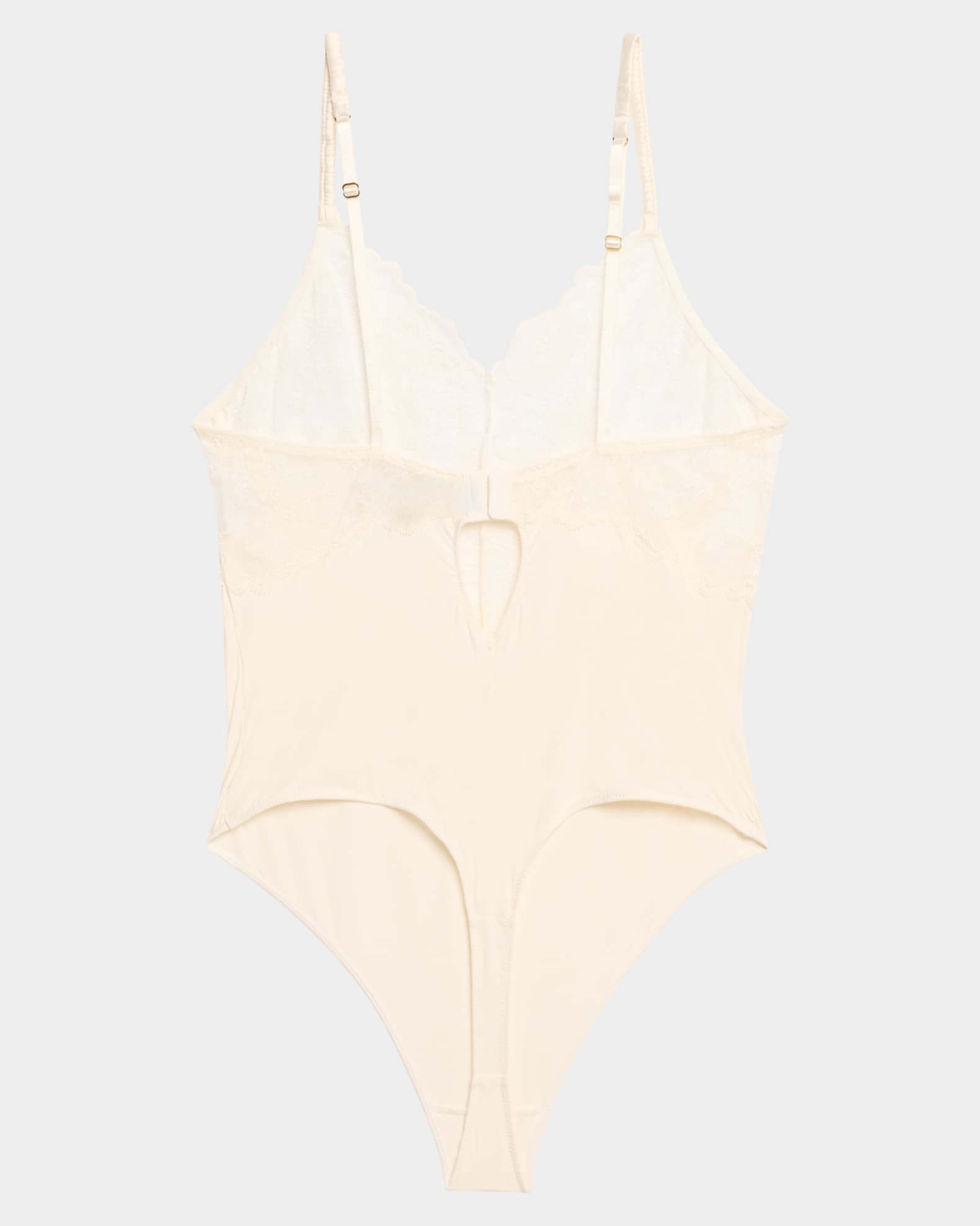 Lace & Stretch Satin Teddy 1