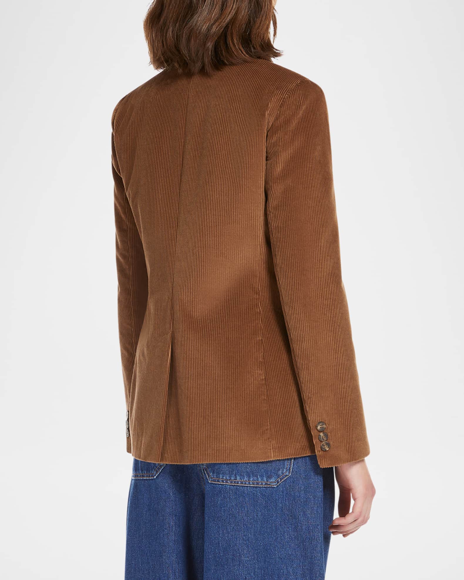 Weekend Max Mara Katanga Corduroy Double-Breasted Blazer