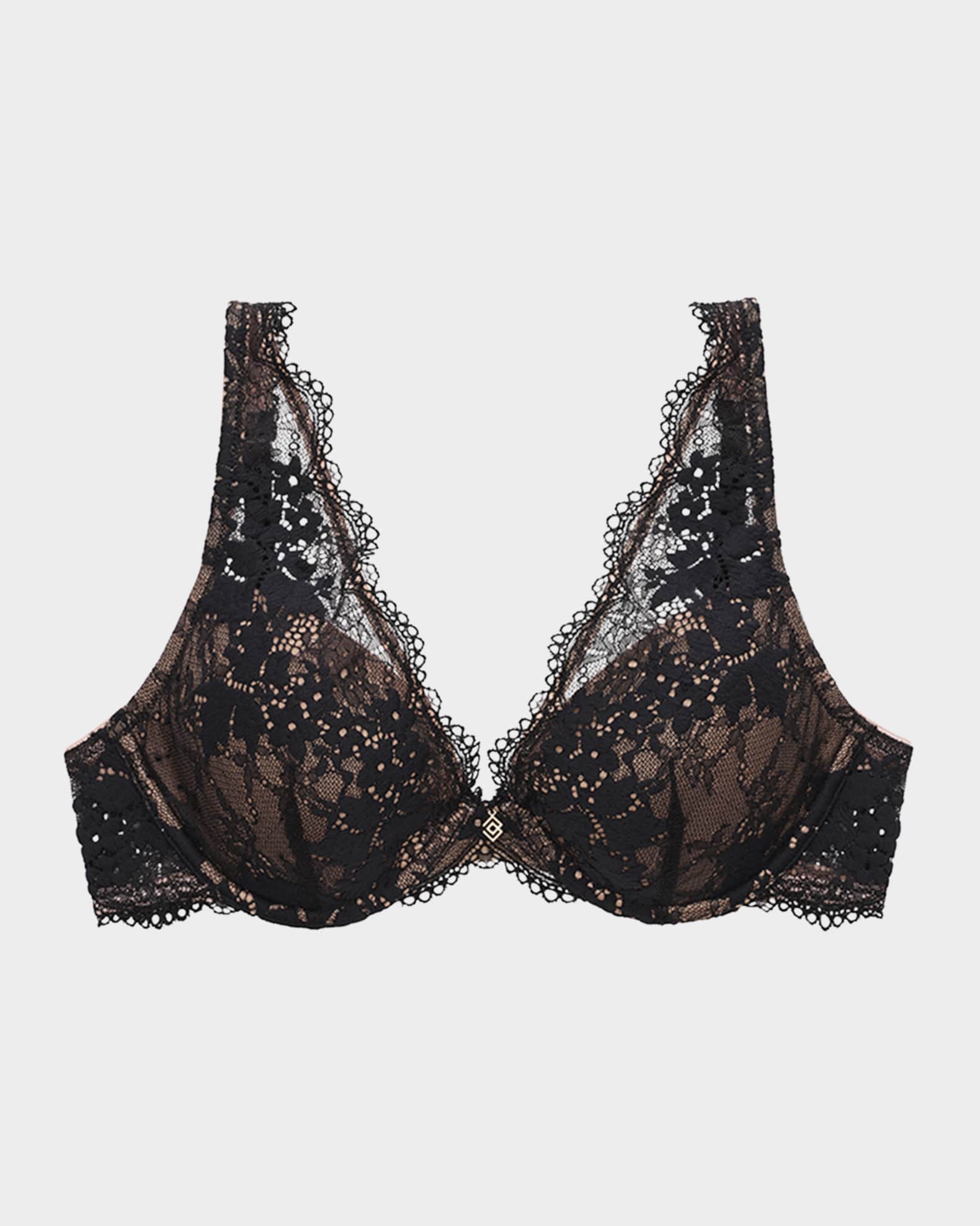 All Day Lace Uplift Plunge Bra 0
