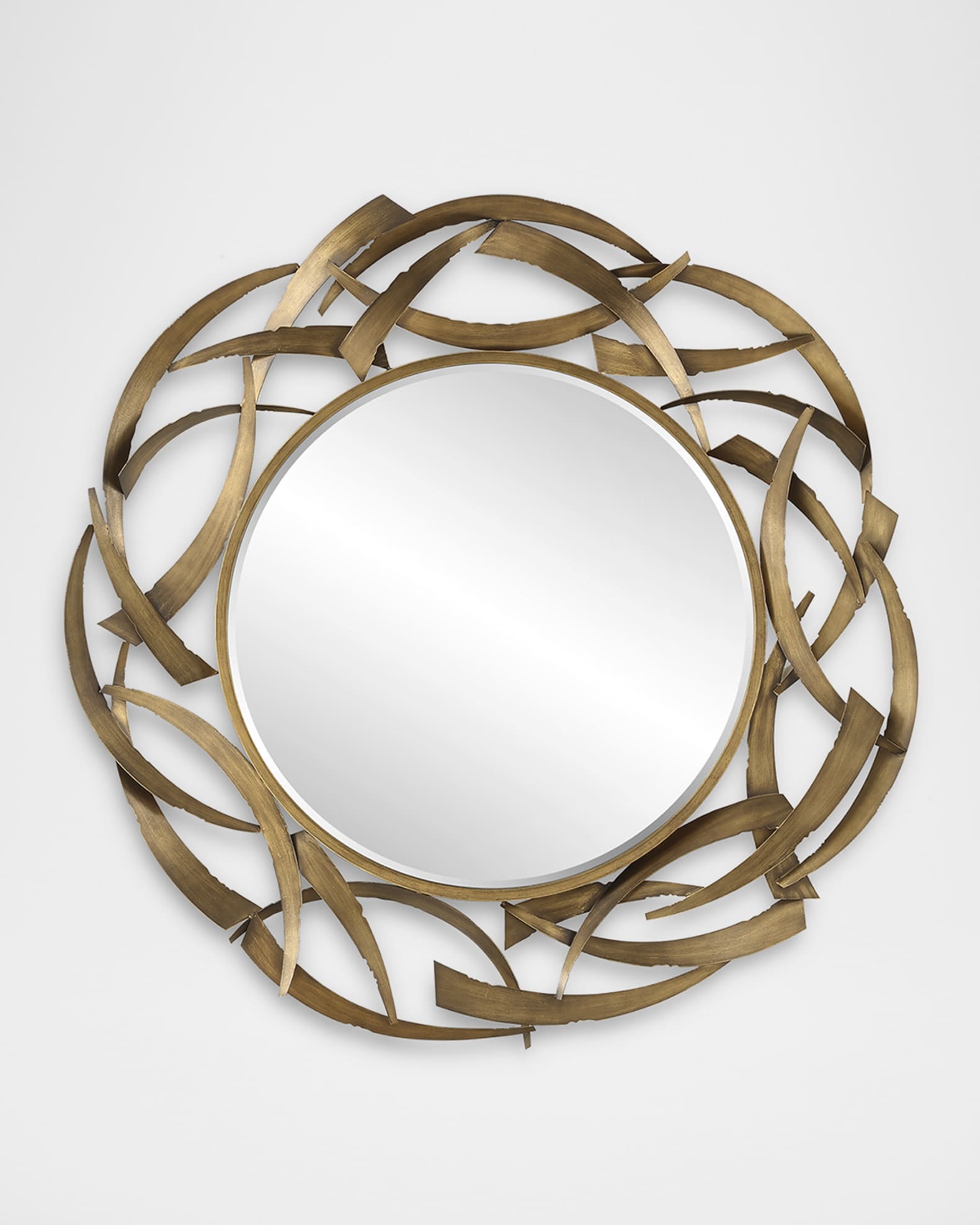 Cutting Edge Round Mirror Neiman Marcus