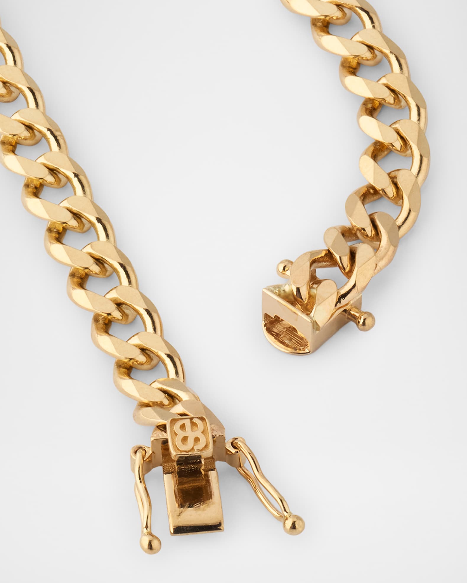 Sydney Evan Men's 14K Yellow Gold Curb Link Chain Necklace, 22