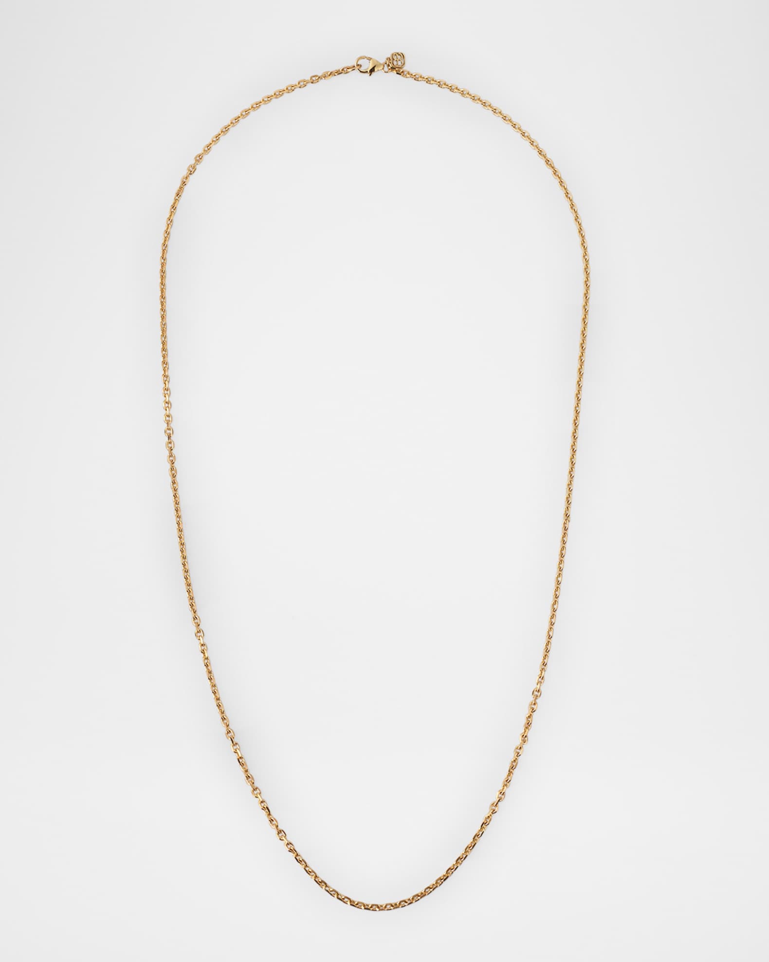 Men's 14K Yellow Gold Cable Chain Necklace, 22"L 0